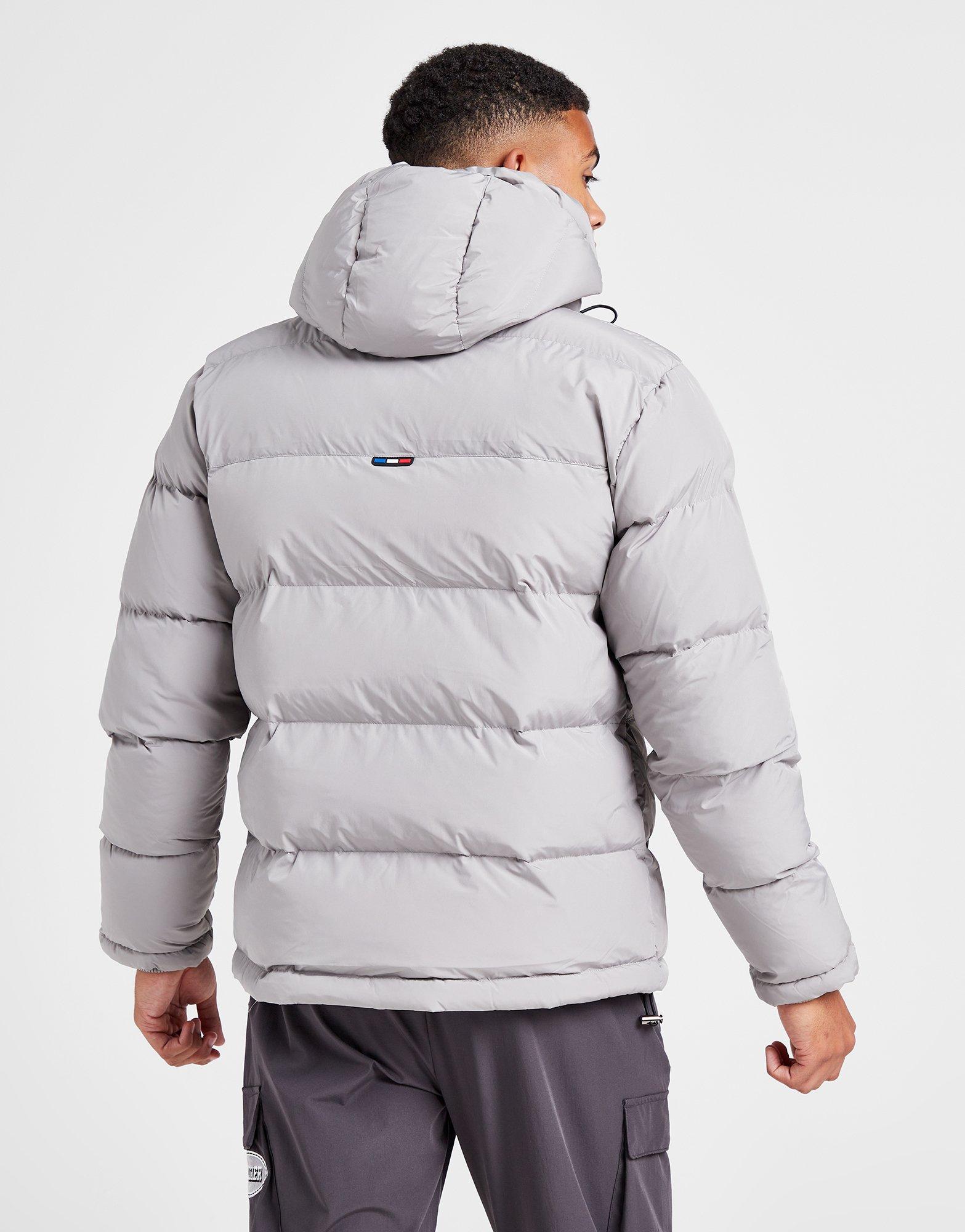 Grey MERCIER Badge Puffer Jacket - JD Sports Global