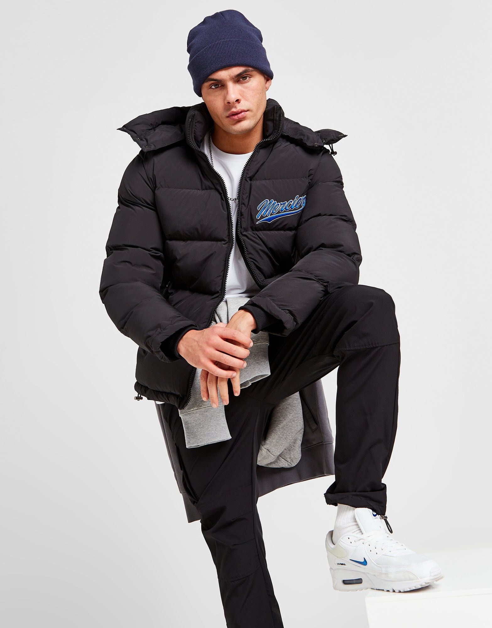 MERCIER Team Puffer Jacket Schwarz JD Sports Österreich