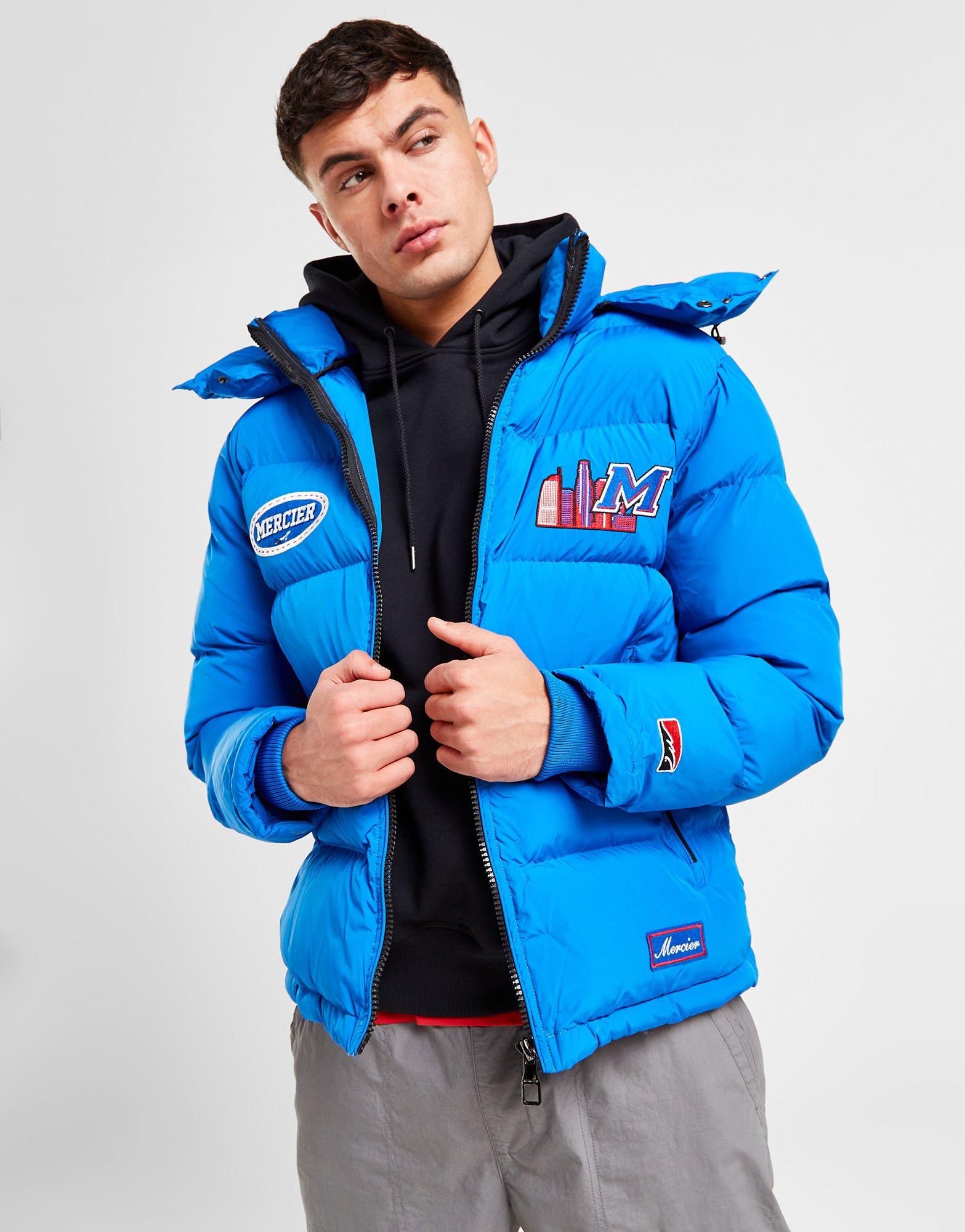 Blue MERCIER Empire Puffer Jacket | JD Sports UK