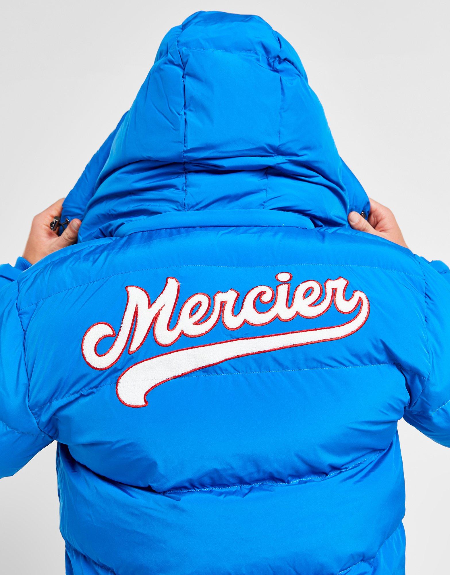 Blue MERCIER Empire Puffer Jacket JD Sports UK