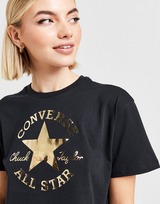 Converse T-shirt Chuck Taylor Mettalic Femme