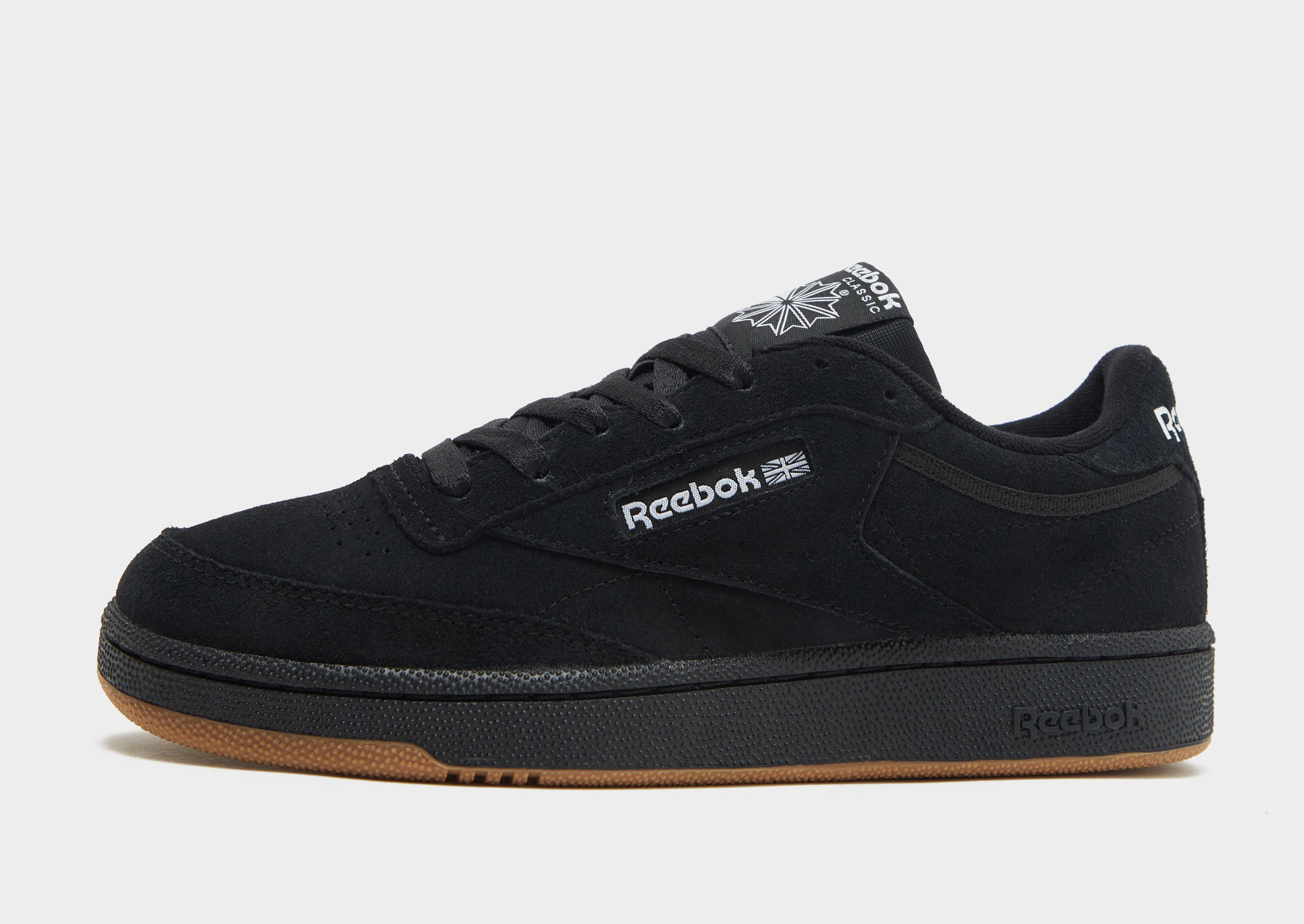 Black suede hot sale reebok