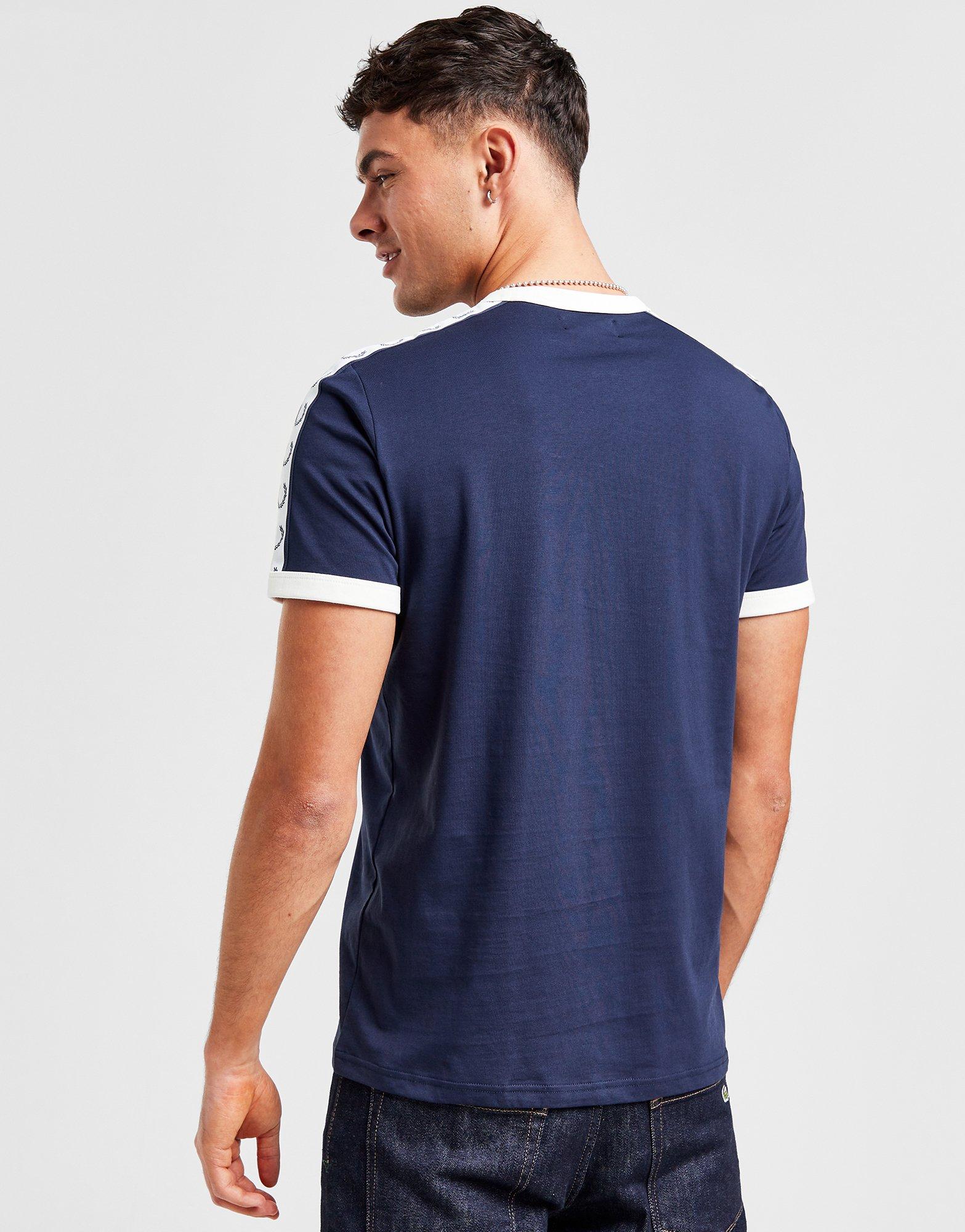 fred perry sports tape t shirt