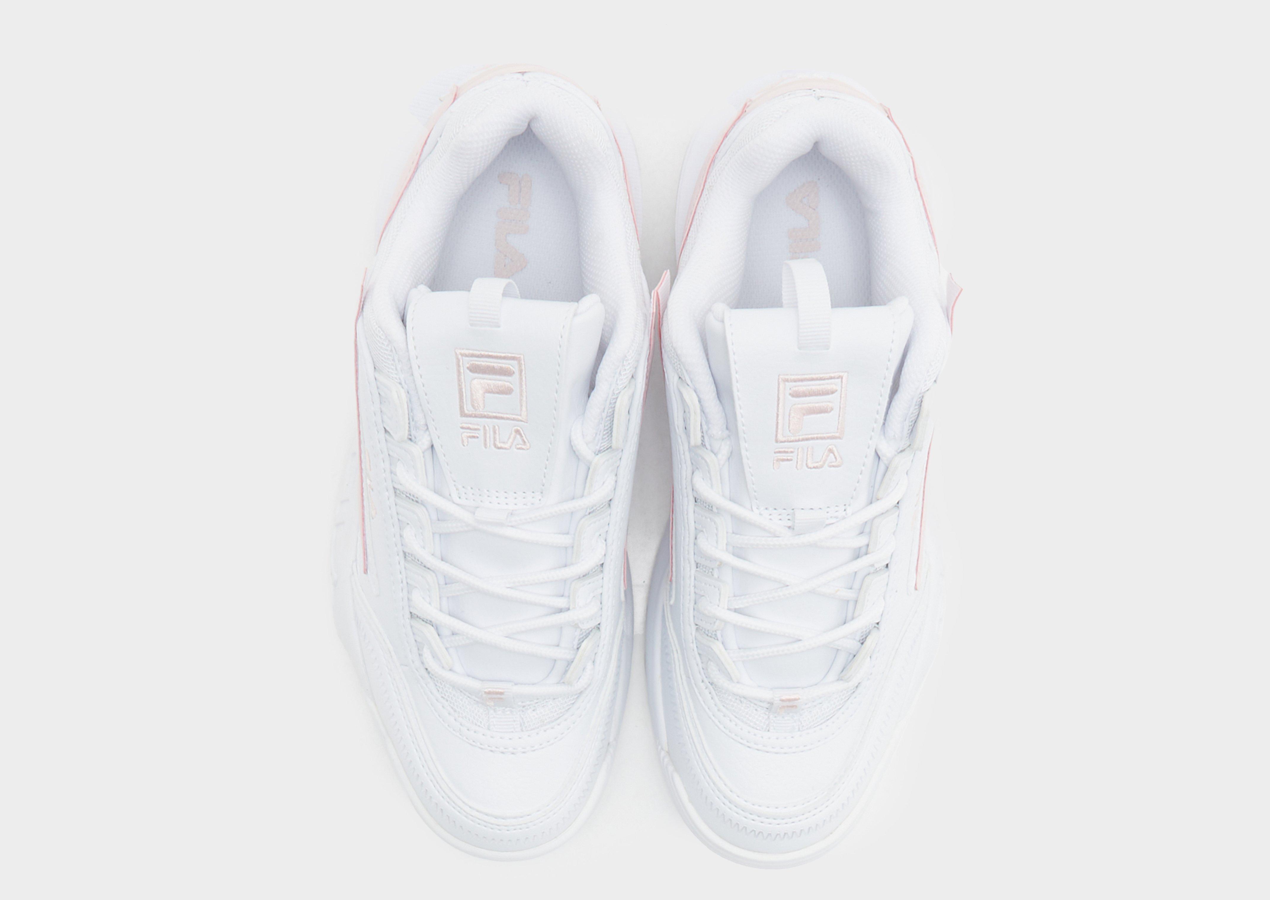 Fila disruptor best sale white pink