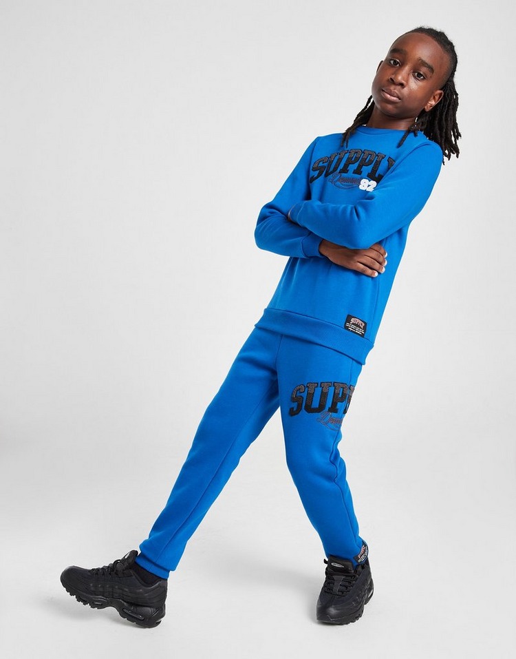 Blue Supply & Demand Varsity Joggers Junior | JD Sports Global