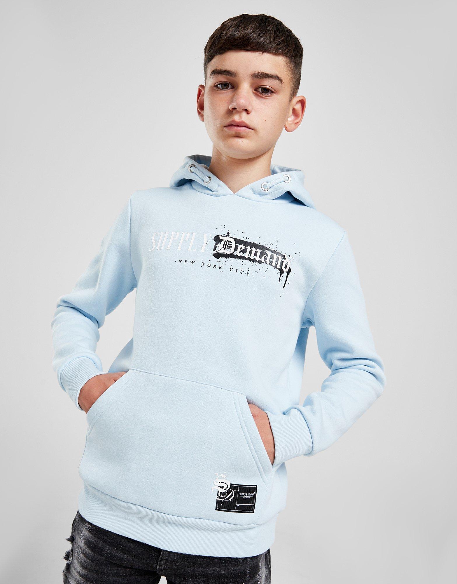 Supply & Demand Drip Hoodie Junior en Azul