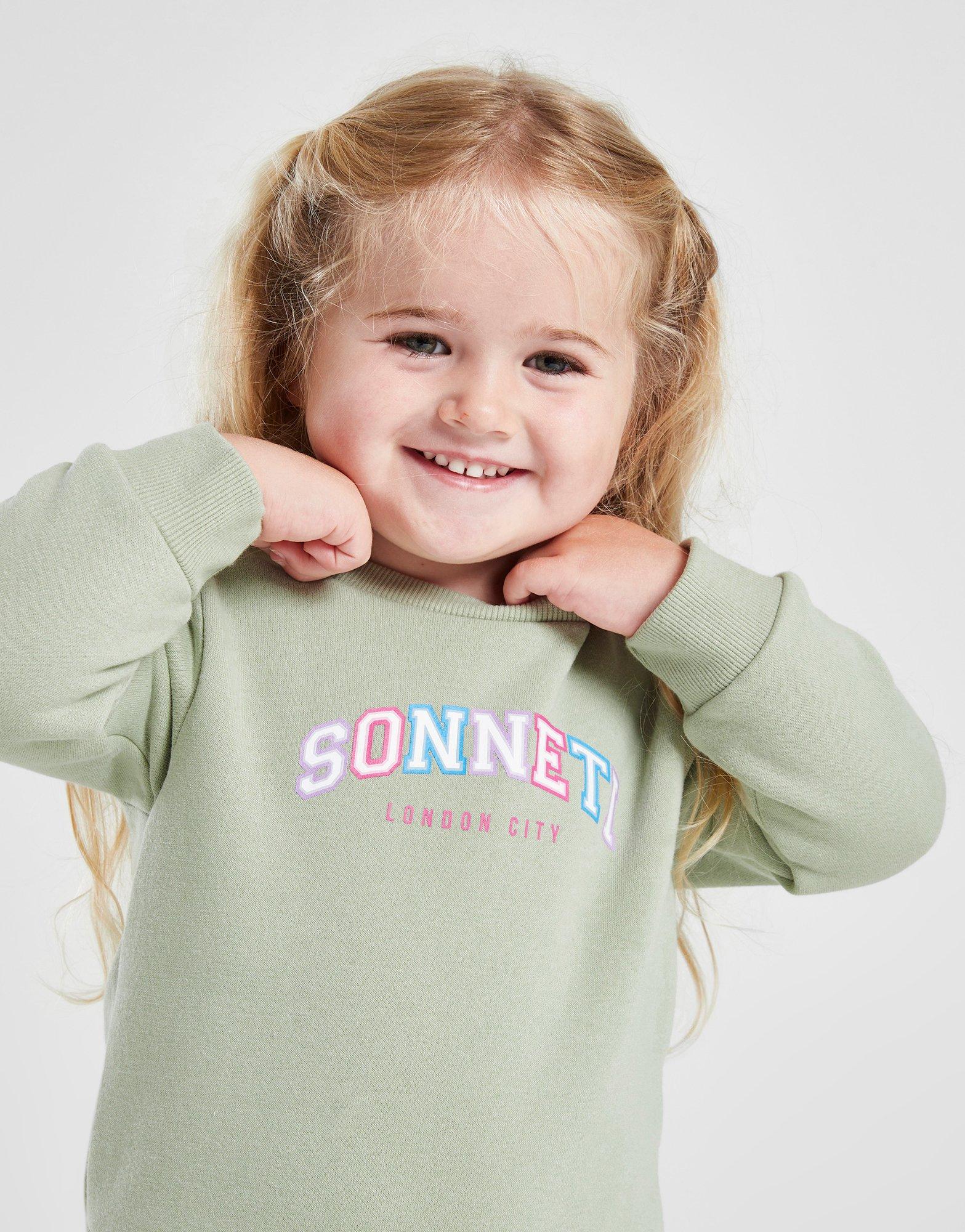 Sonneti Girls' Micro Polly Crew/Leggings Set Infant