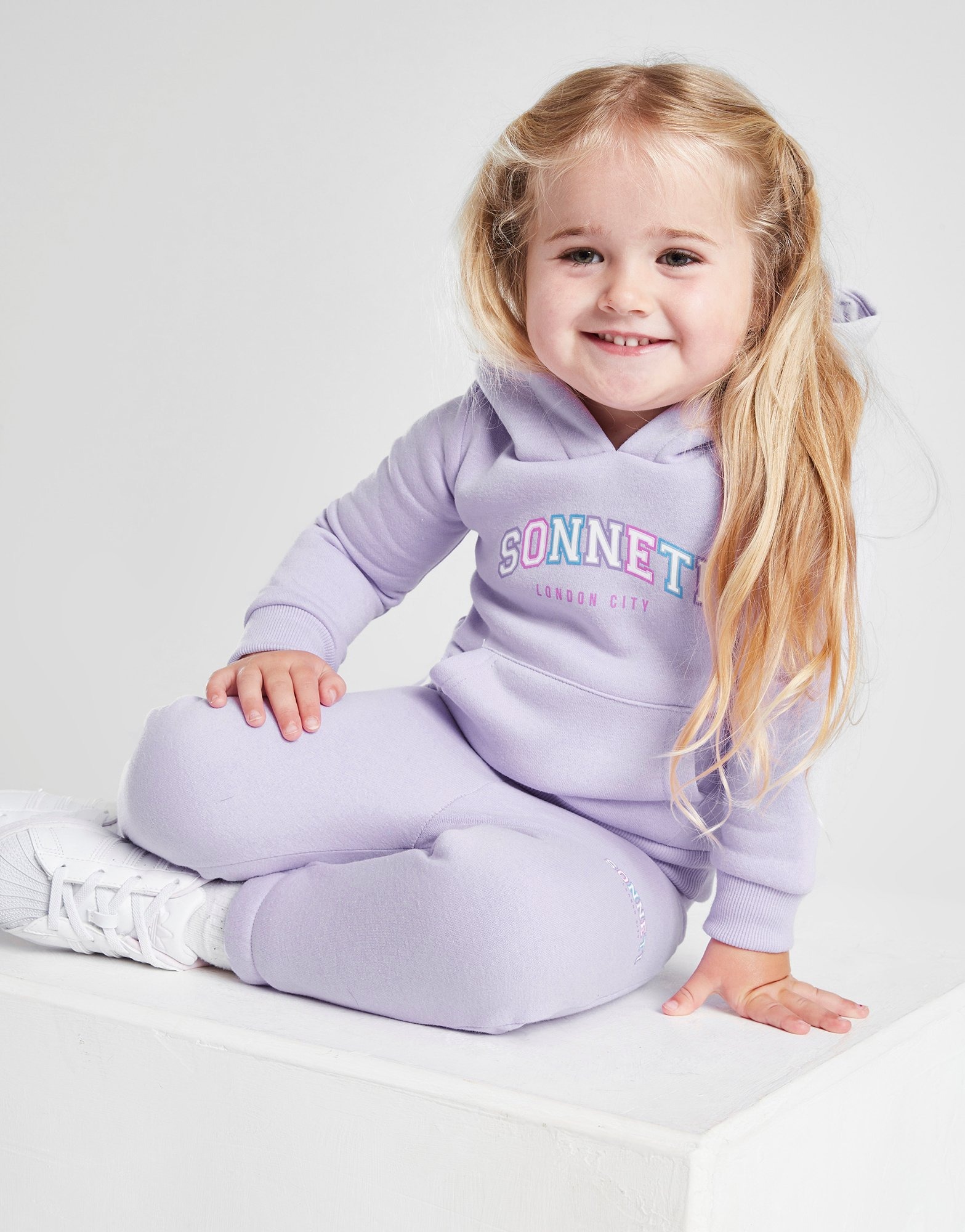 Purple Sonneti Girls' Micro Polly Hoodie Tracksuit Infant | JD Sports UK