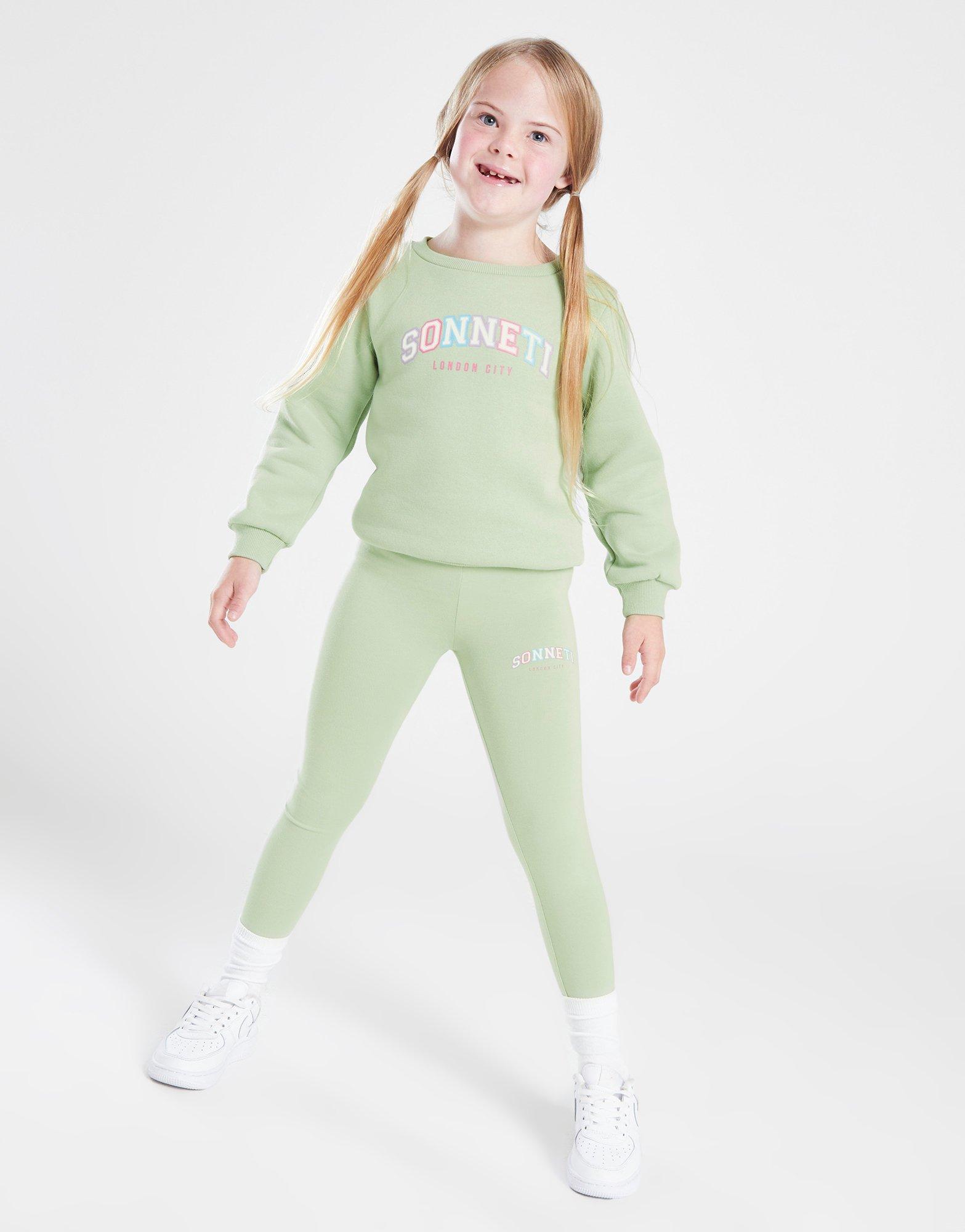 Sonneti Girls' Mini Polly Crew/Leggings Set Children