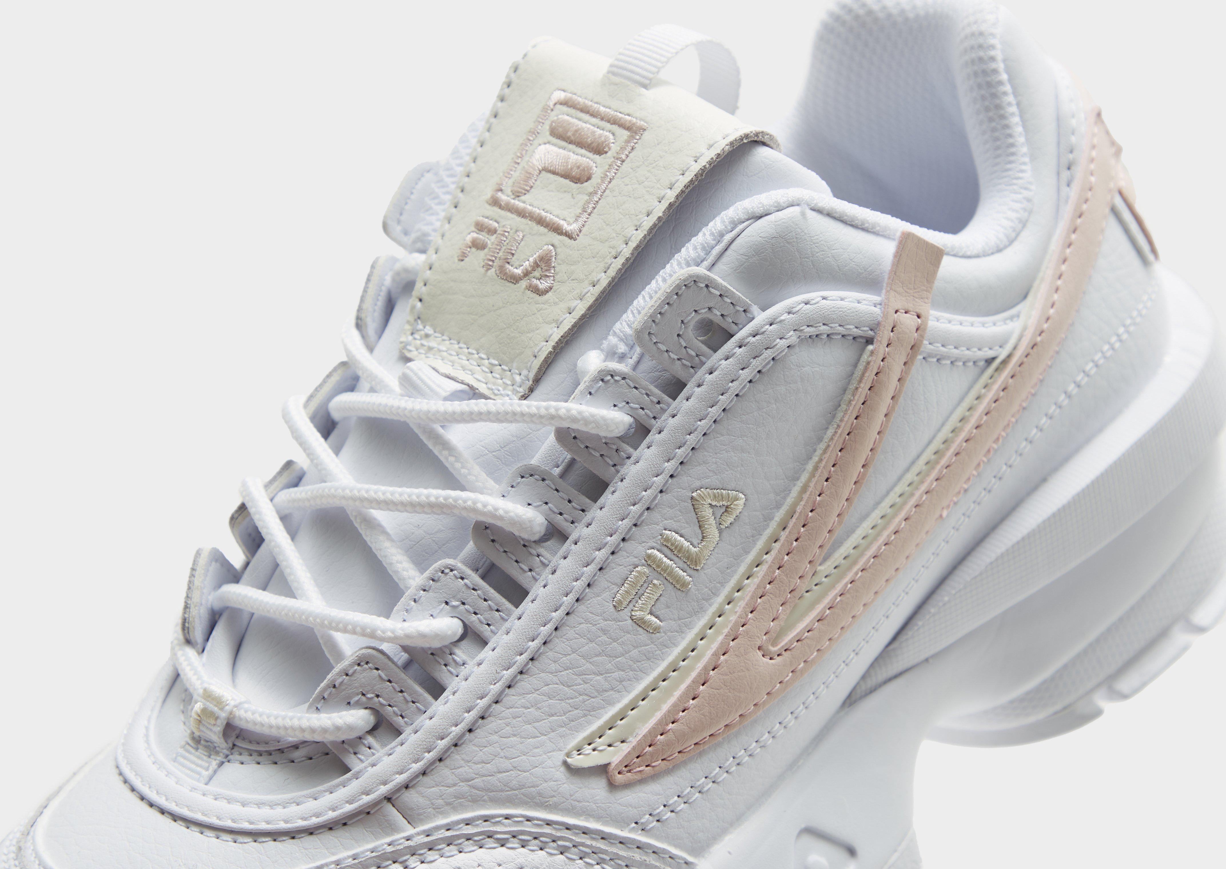 Fila disruptor outlet glossy white