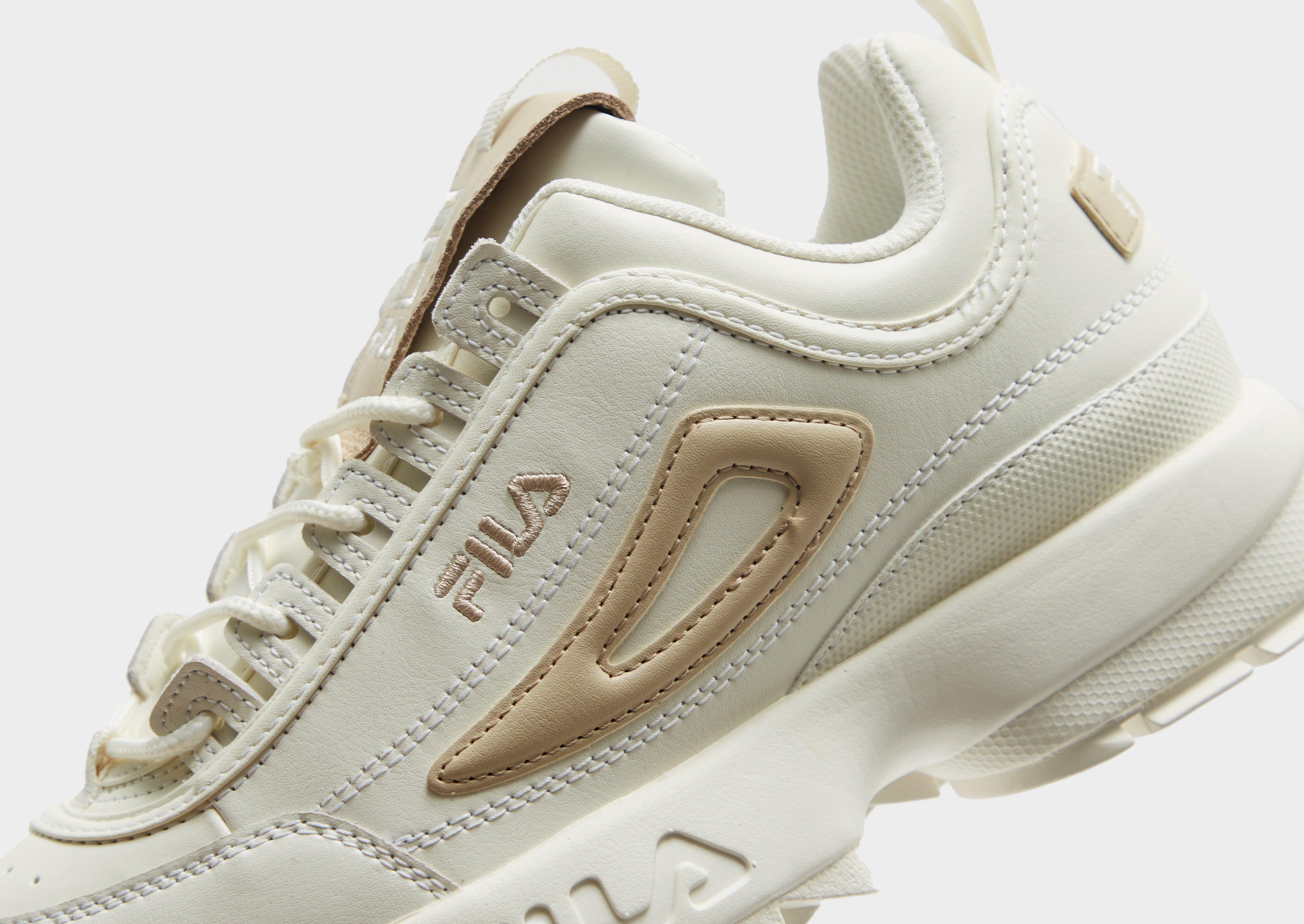 Fila disruptor pure store white