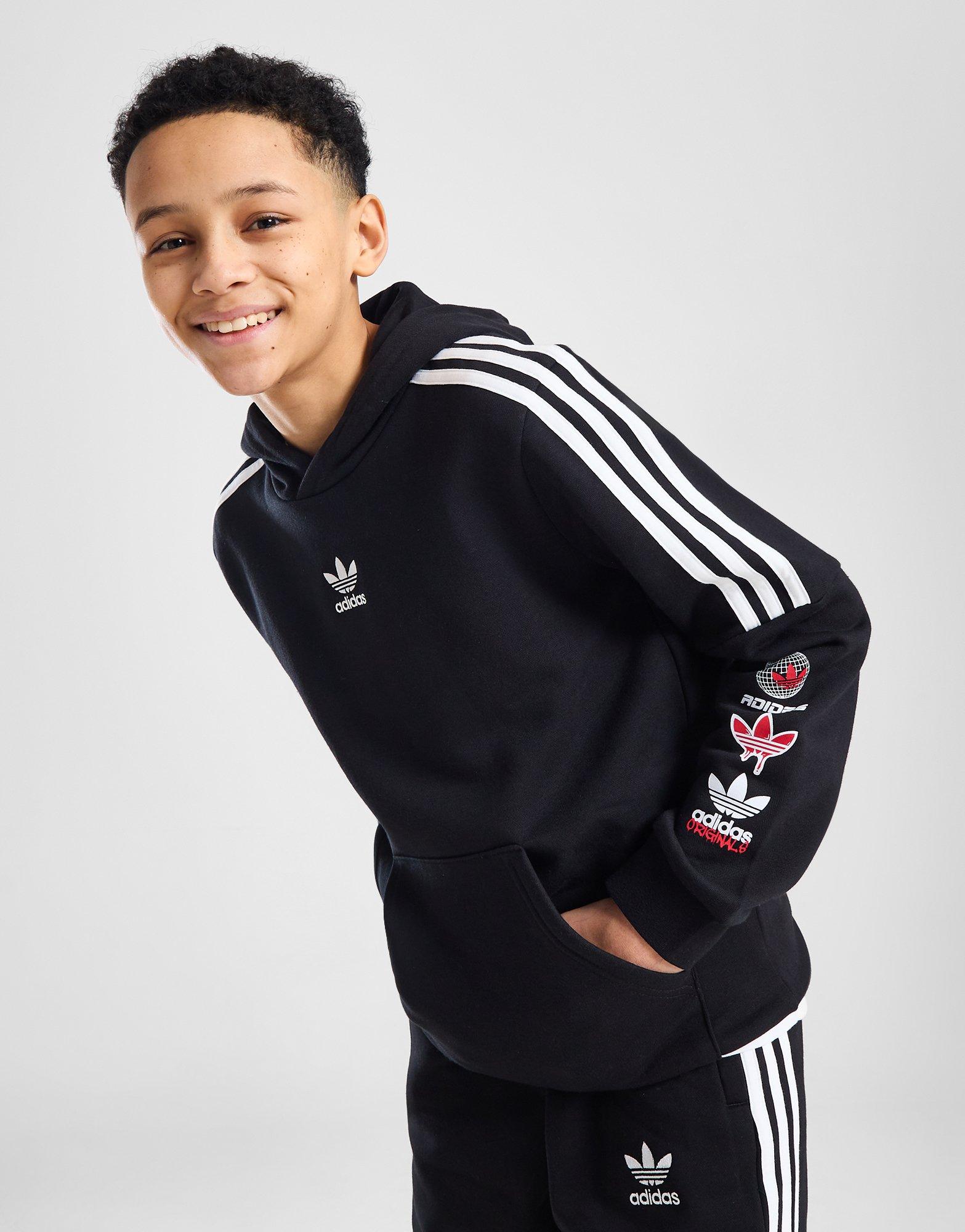 adidas Originals Sticker Overhead Hoodie Junior
