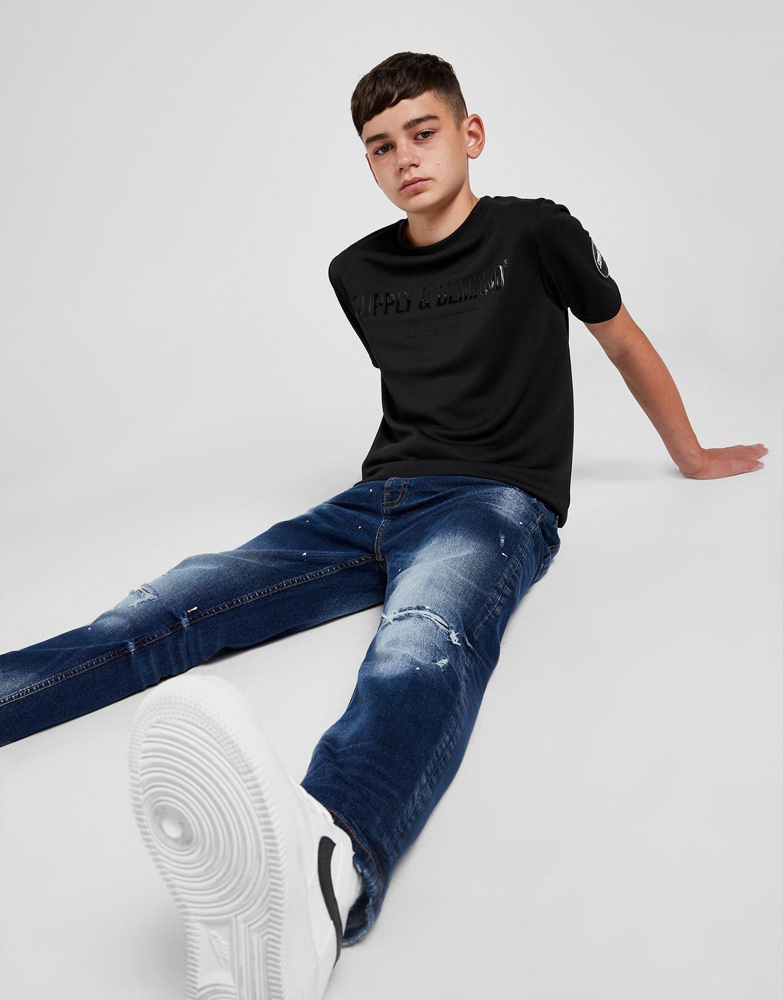 Blue Supply & Demand Blue Denim Jeans Junior | JD Sports UK