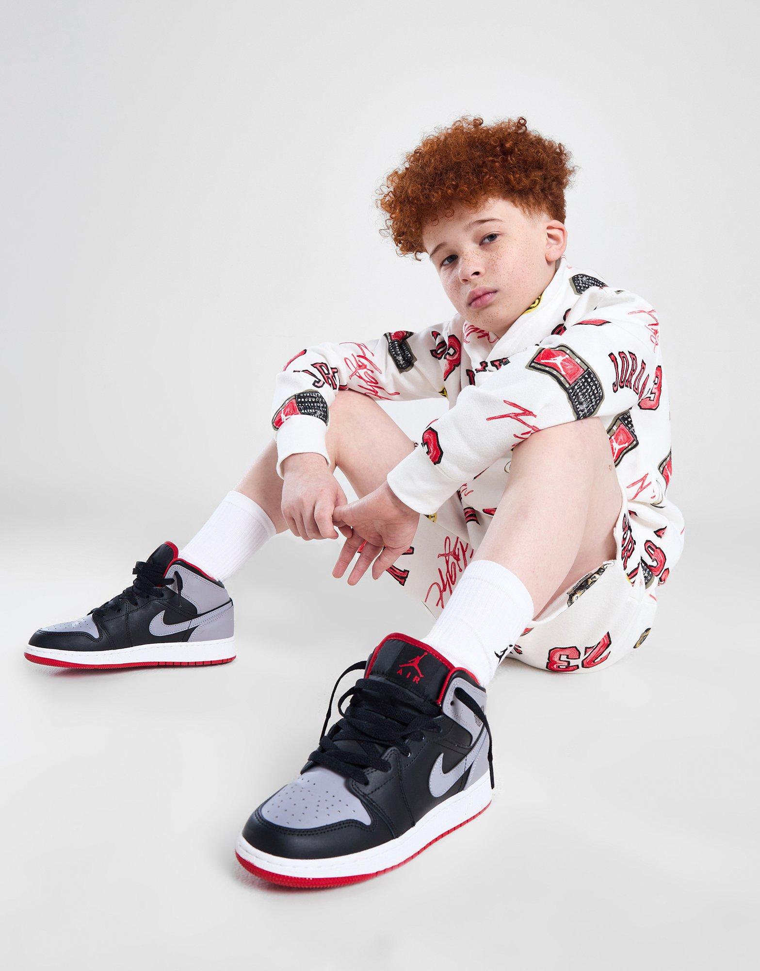 White Jordan All Over Print Shorts Junior - JD Sports Global