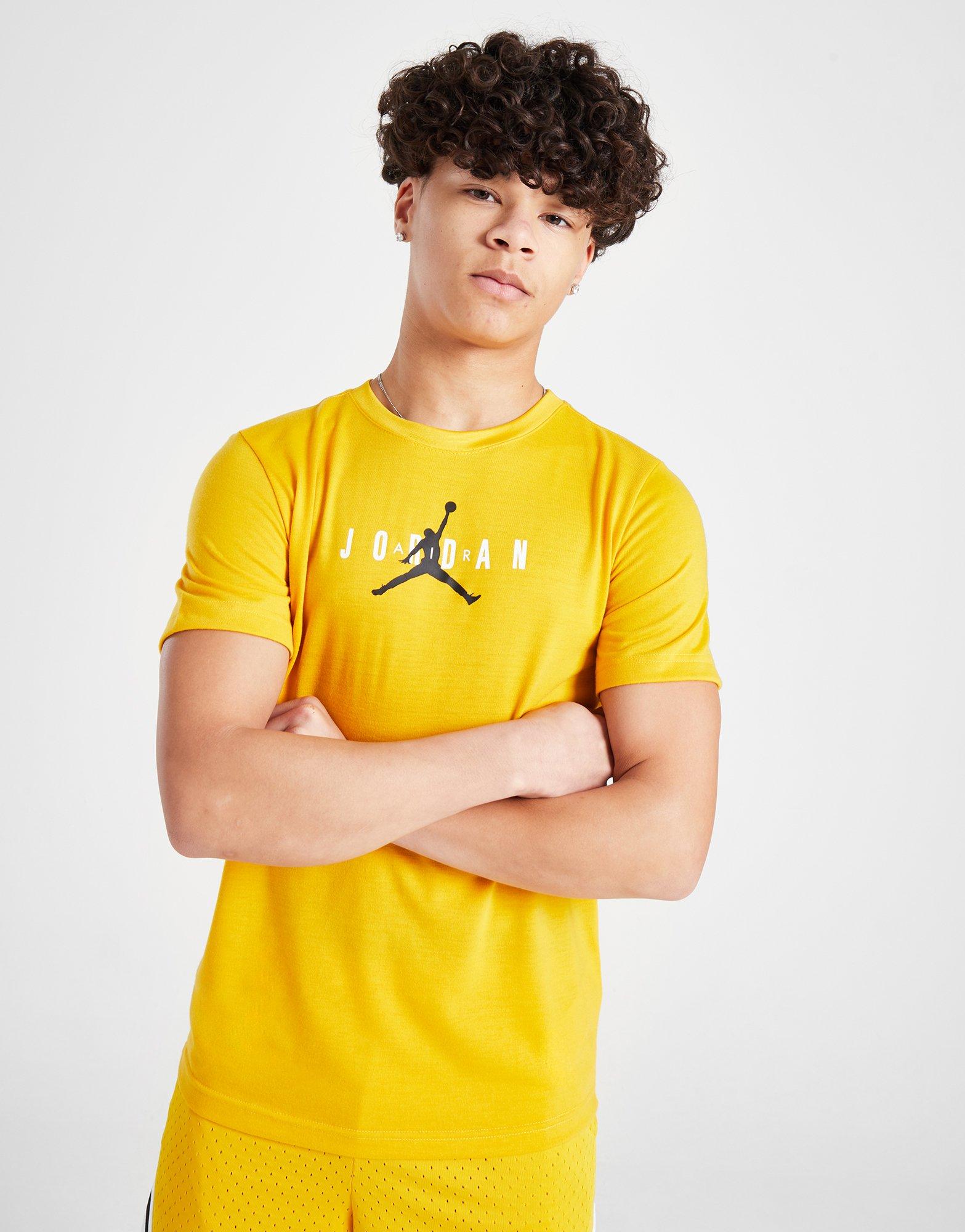 jordan t shirt yellow