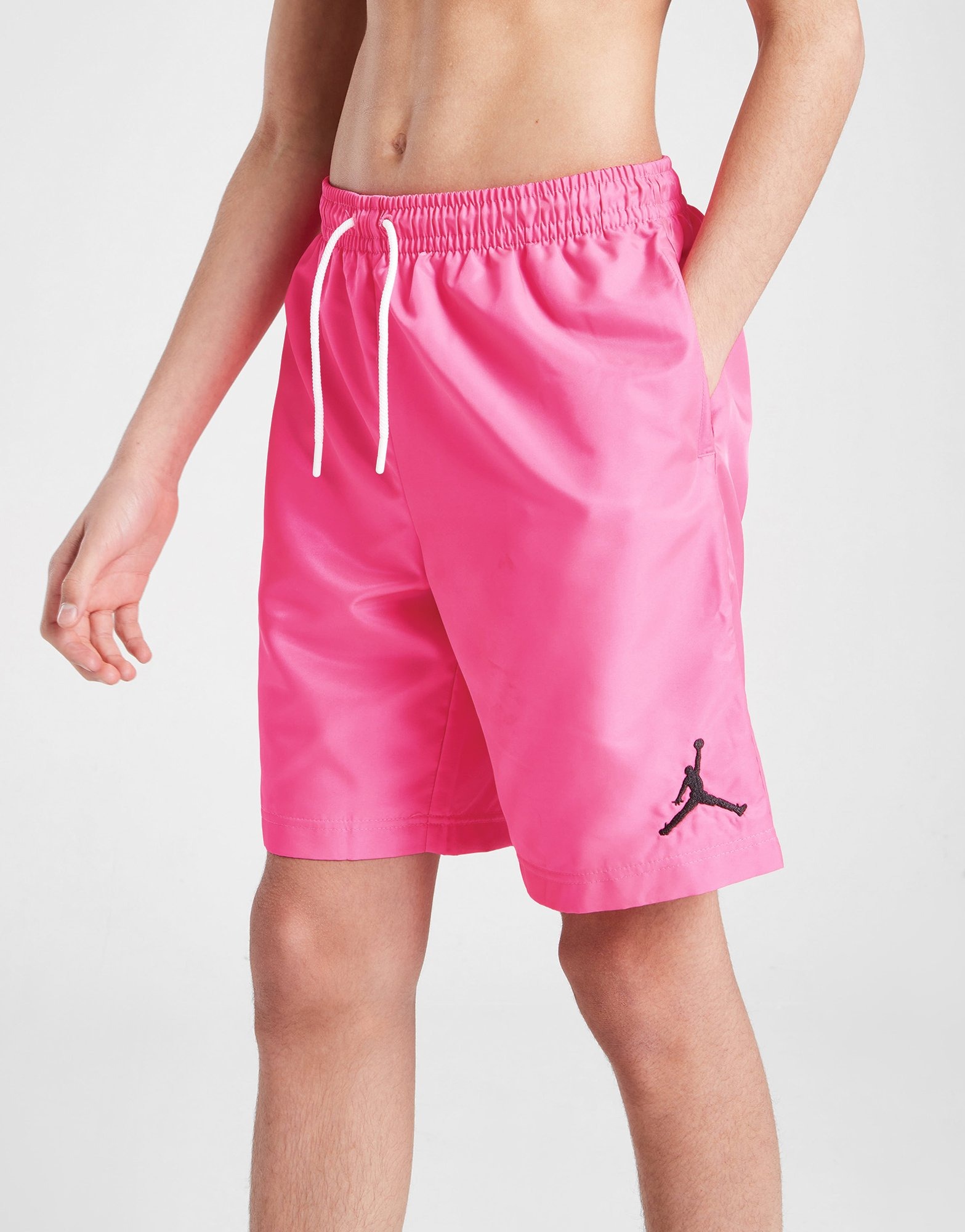 Pink Jordan Woven Swim Shorts Junior JD Sports UK