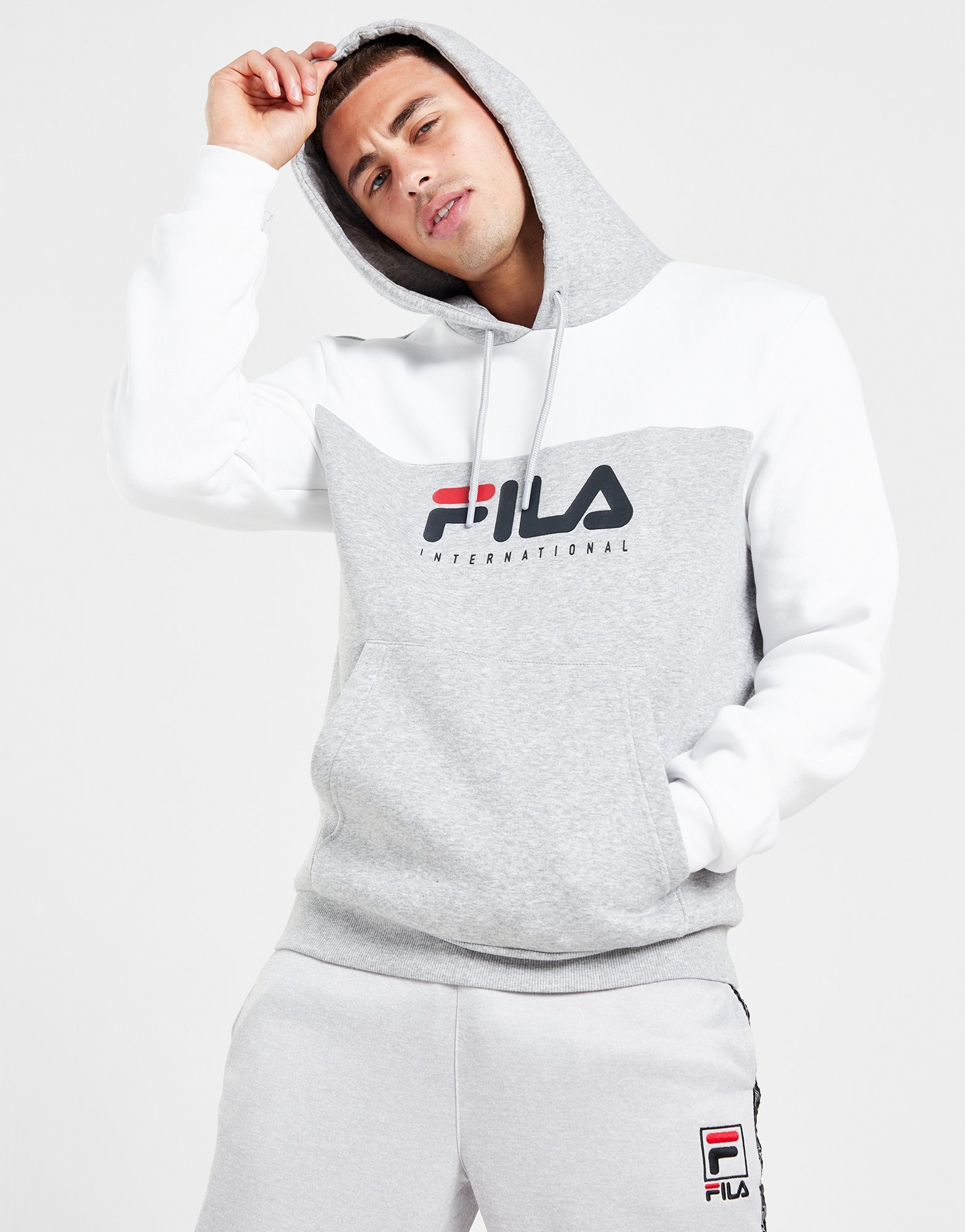 White Nike Tech Fleece Colour Block Hoodie - JD Sports Global