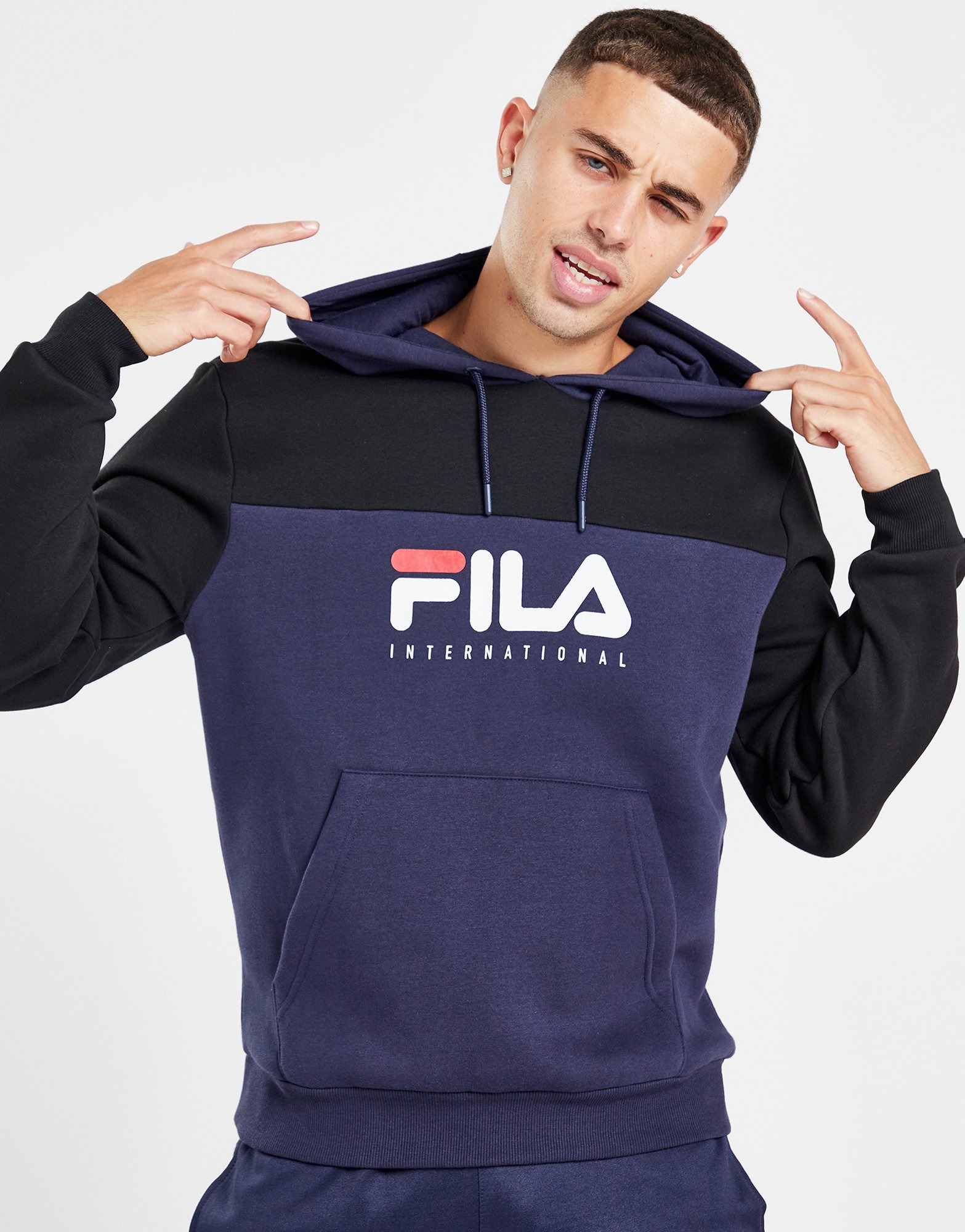 Fila hoodie light blue hotsell