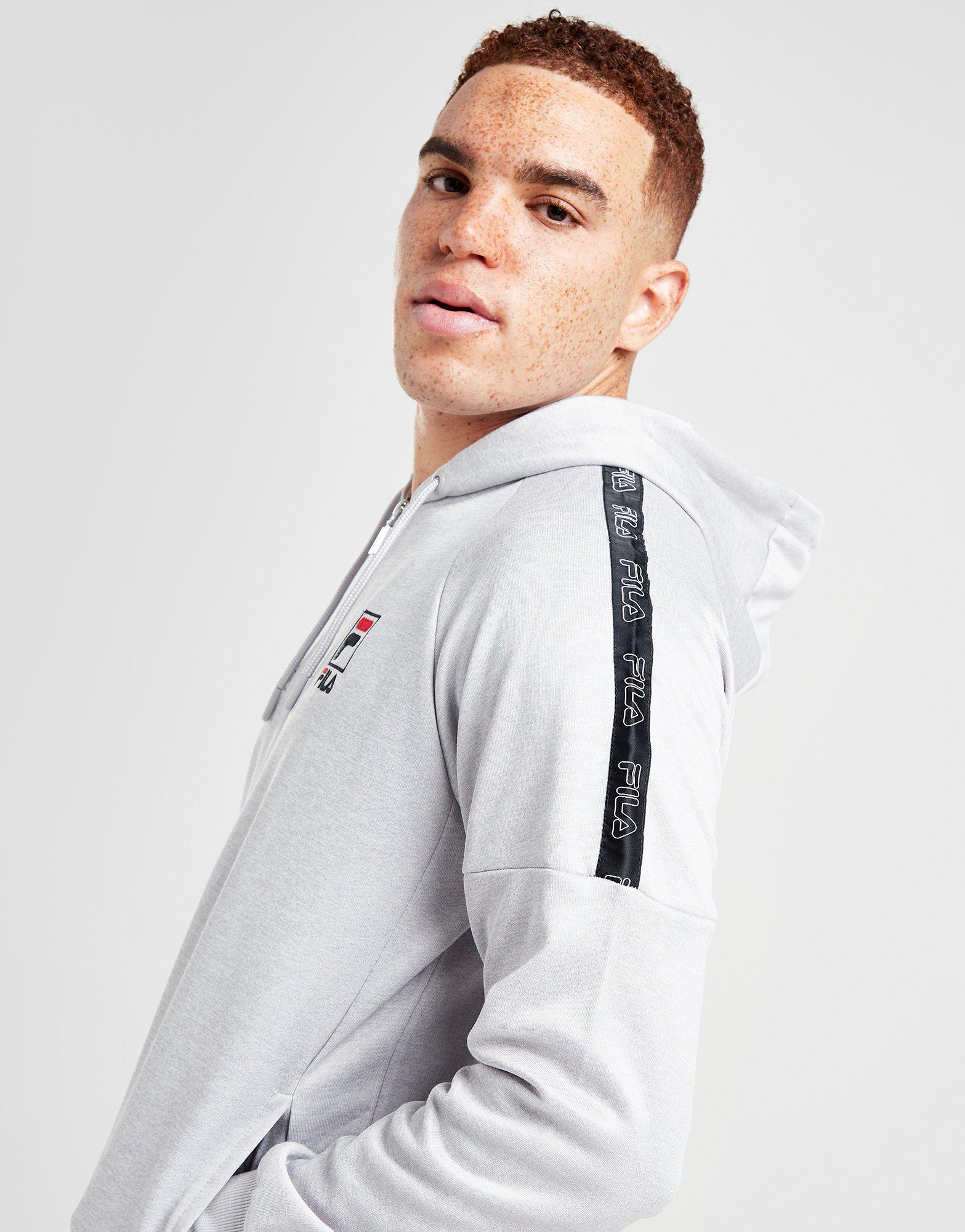 Grey fila hoodie best sale