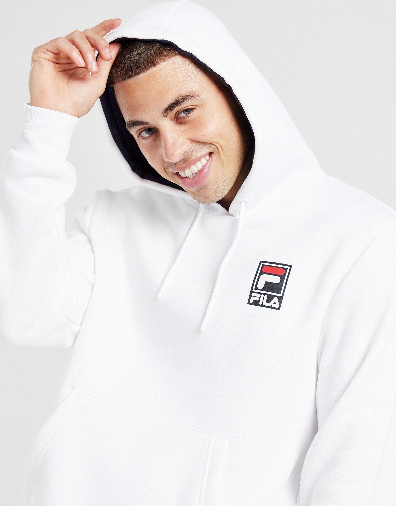 White Fila Ranger Overhead Hoodie JD Sports UK