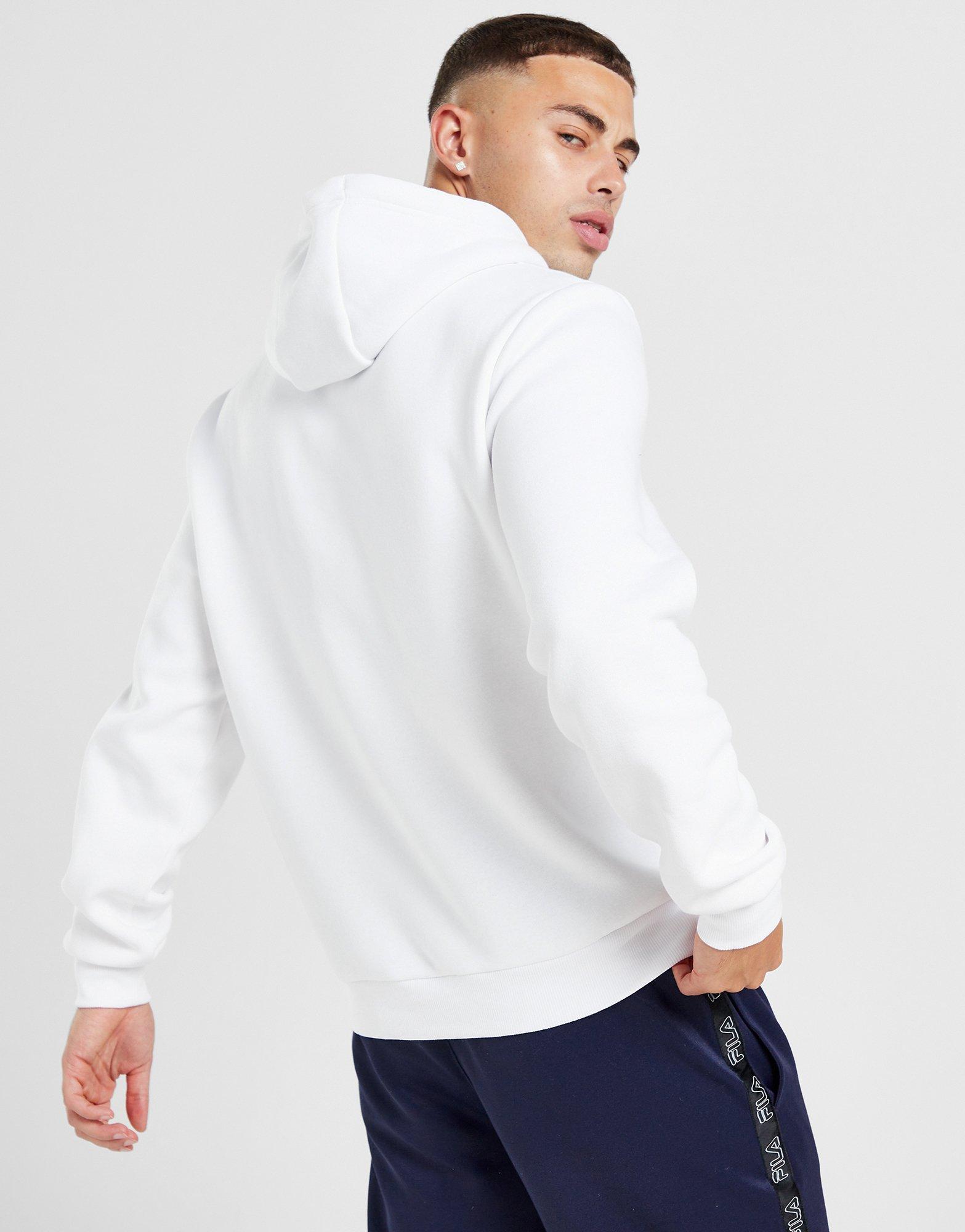 Fila hoodie mens on sale white