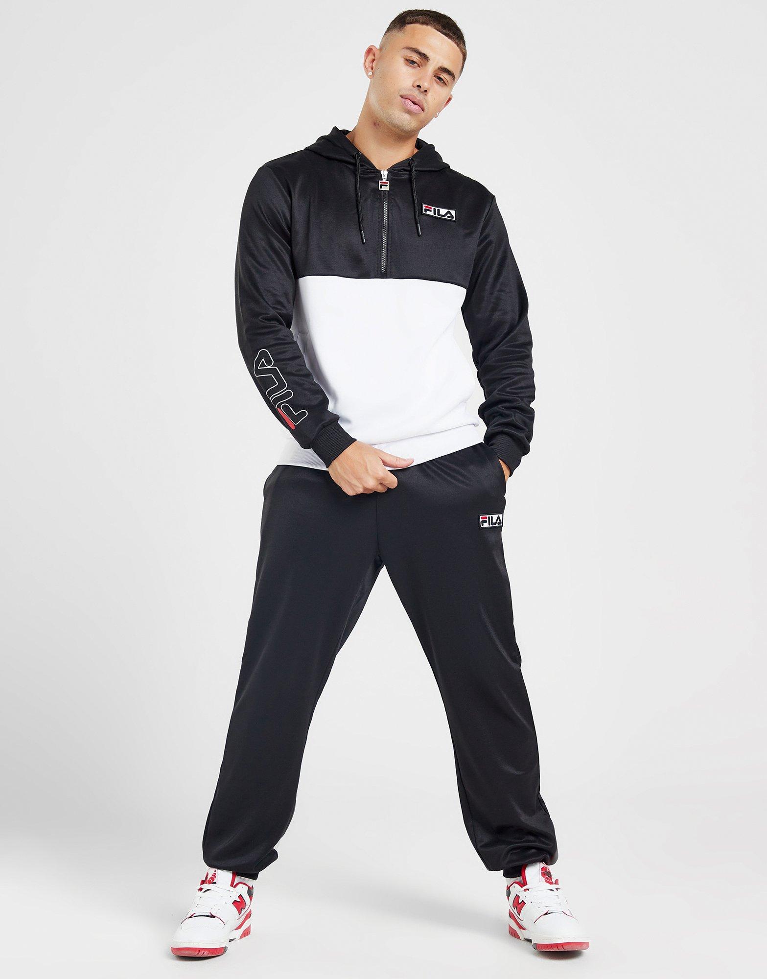 Black Fila Ryland 1/4 Zip Hoodie Tracksuit JD Sports Global, 58% OFF