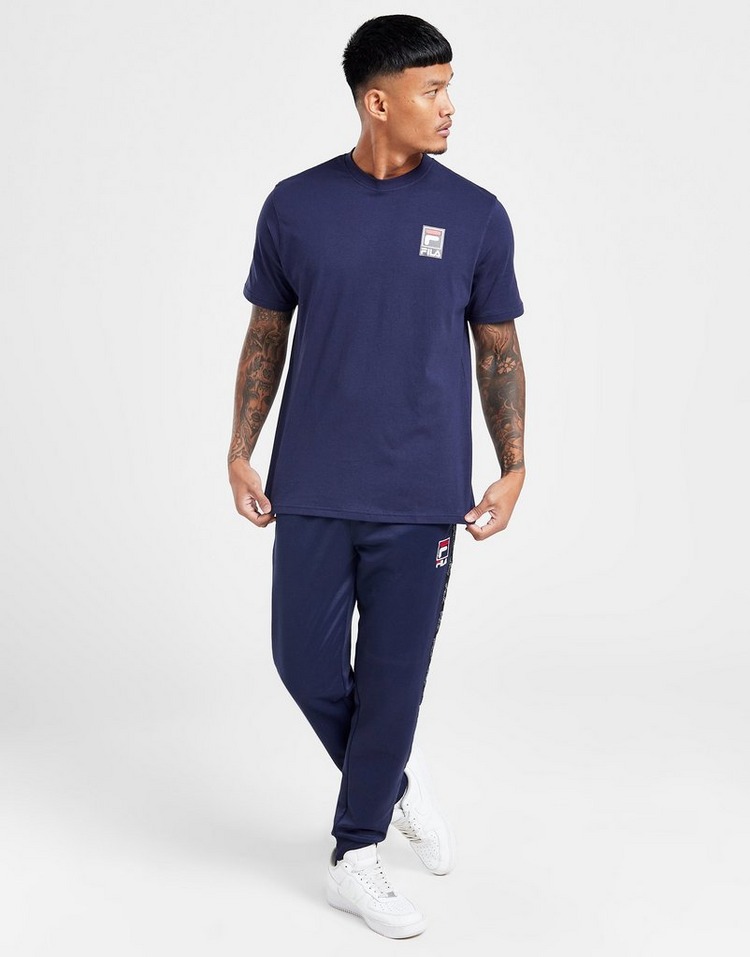 Blue Fila Hamilton T-Shirt | JD Sports UK