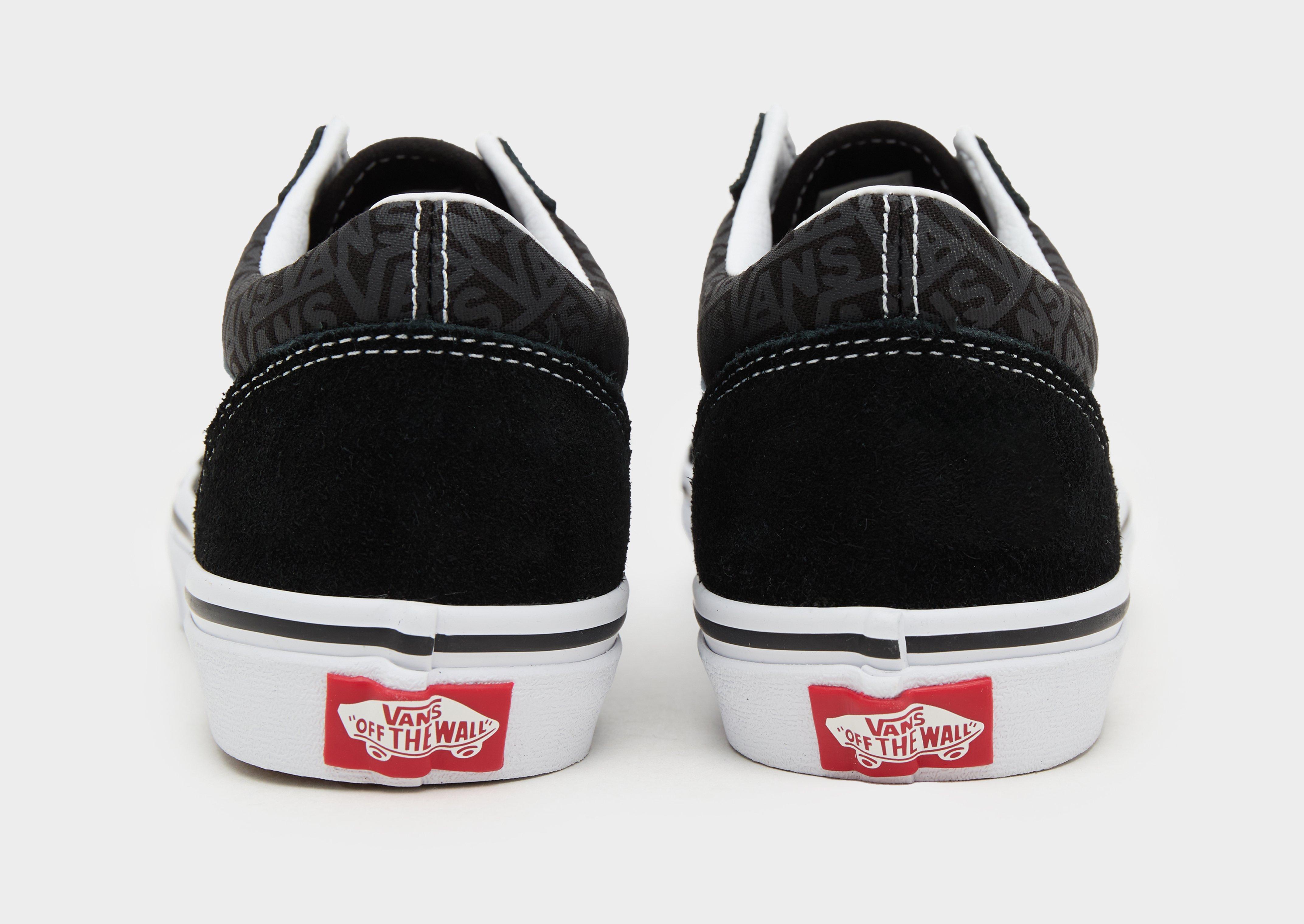 Vans old skool hot sale logo shoes