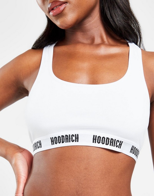 White Hoodrich Logo Tank Bra - JD Sports Global