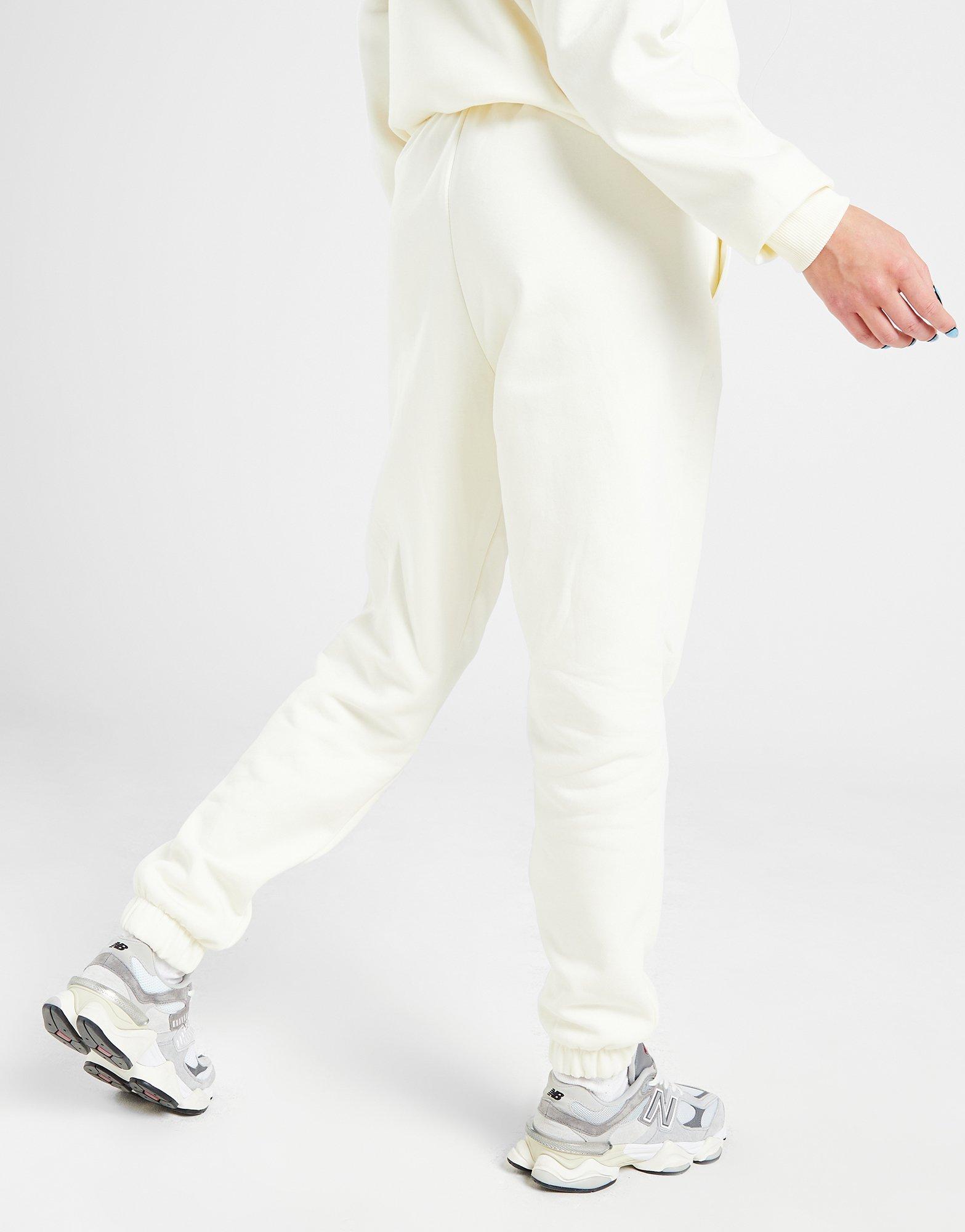 White New Balance Small Logo Joggers