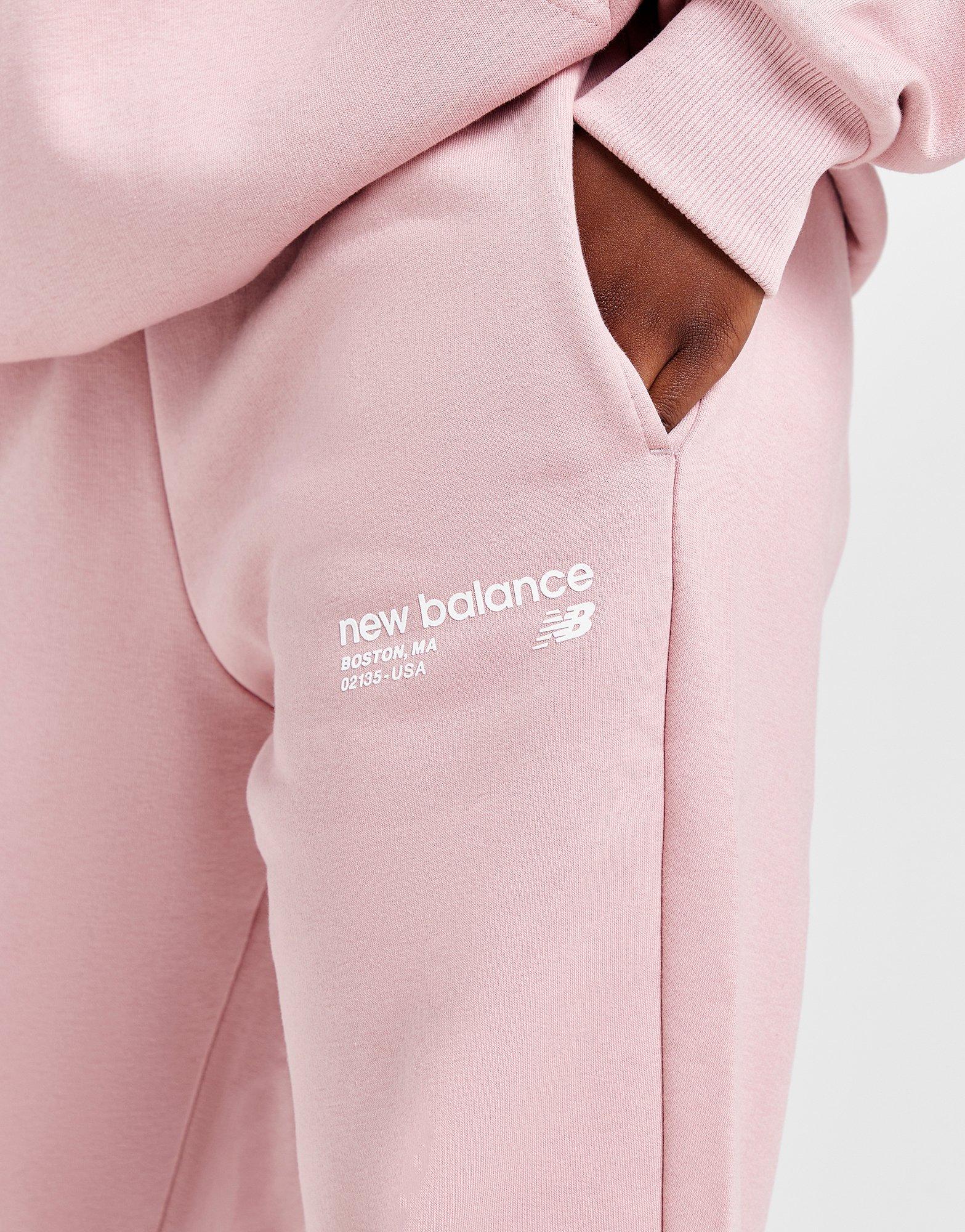 Pink New Balance Logo Joggers - JD Sports Global