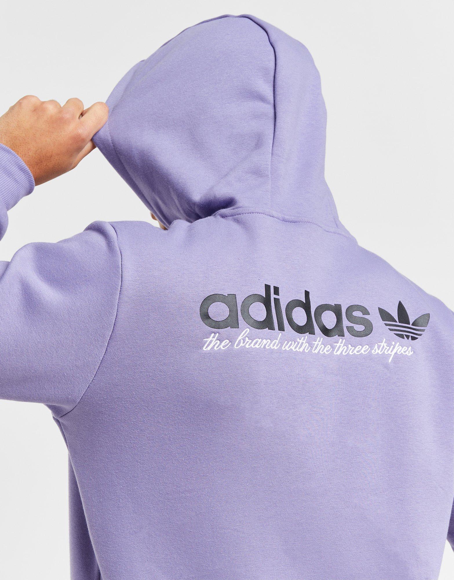 Adidas light purple online hoodie