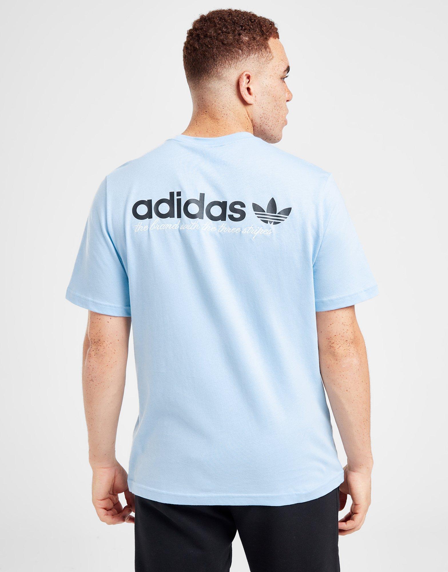 adidas Originals Trefoil T-shirt Casual T-shirts - Blue (XS)