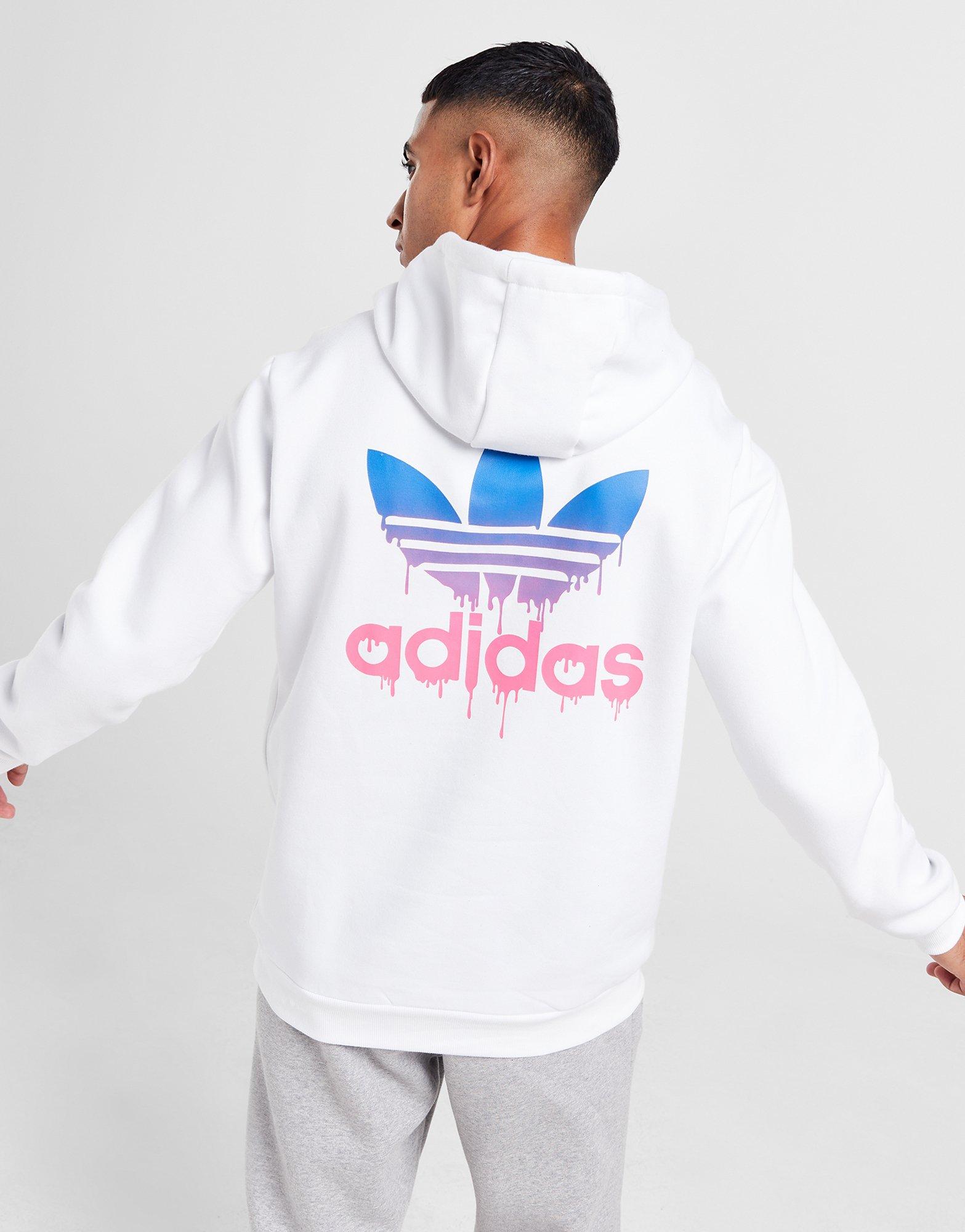 White trefoil cheap adidas hoodie