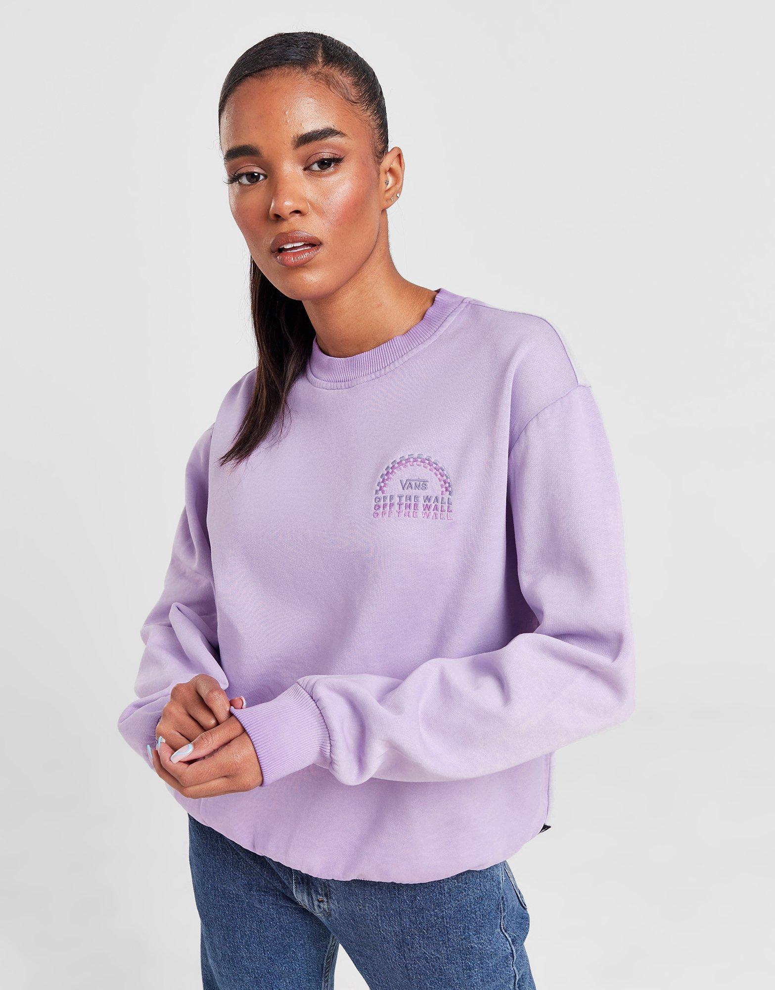 Vans off the hot sale wall sweatshirt womens