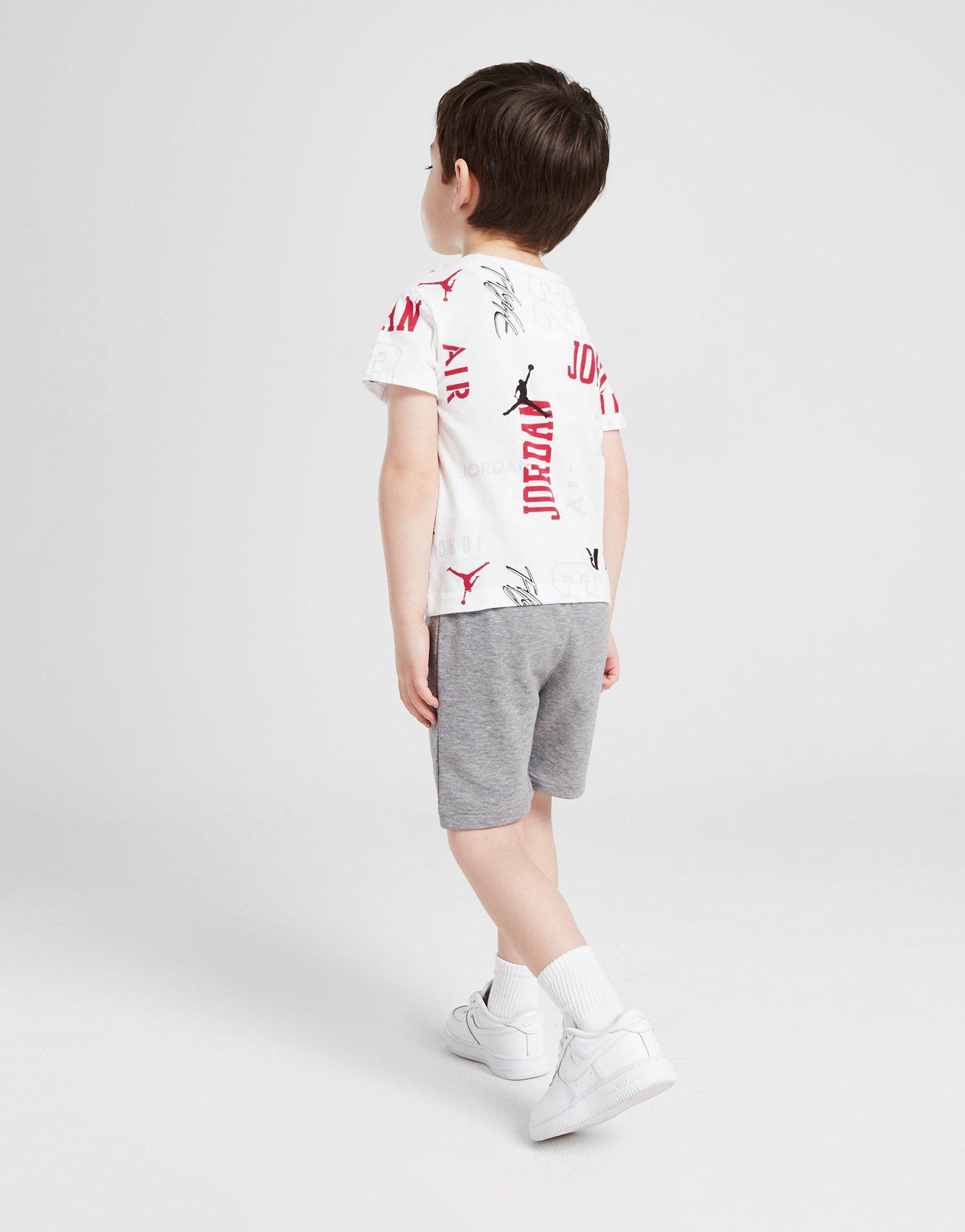 Jordan All-Over-Print T-Shirt/Shorts Set Babys