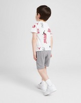 Jordan Conjunto de camiseta y pantalón corto para bebé All Over Print