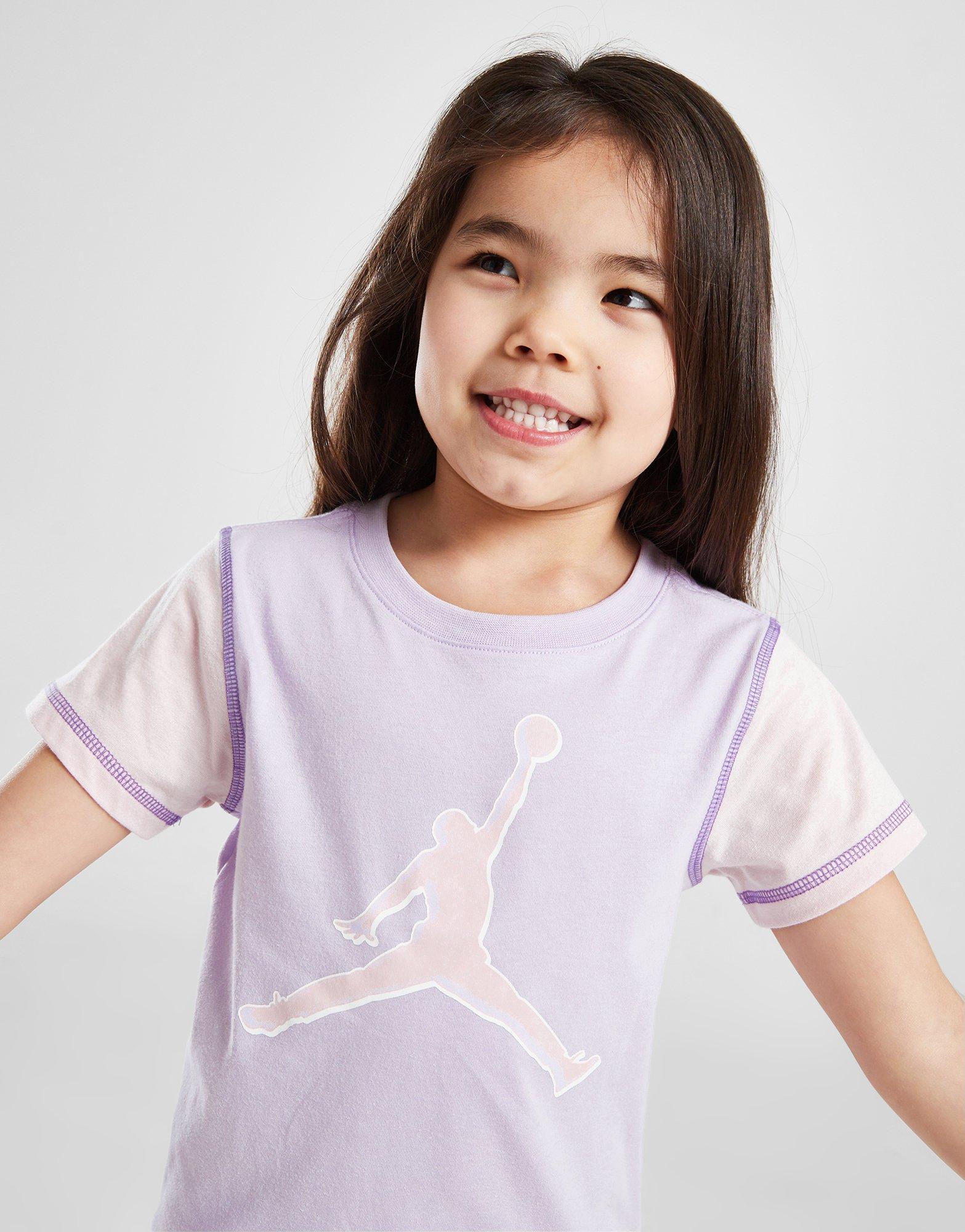 Jordan Girls' Colour Block T-Shirt/Shorts Set Kleinkinder