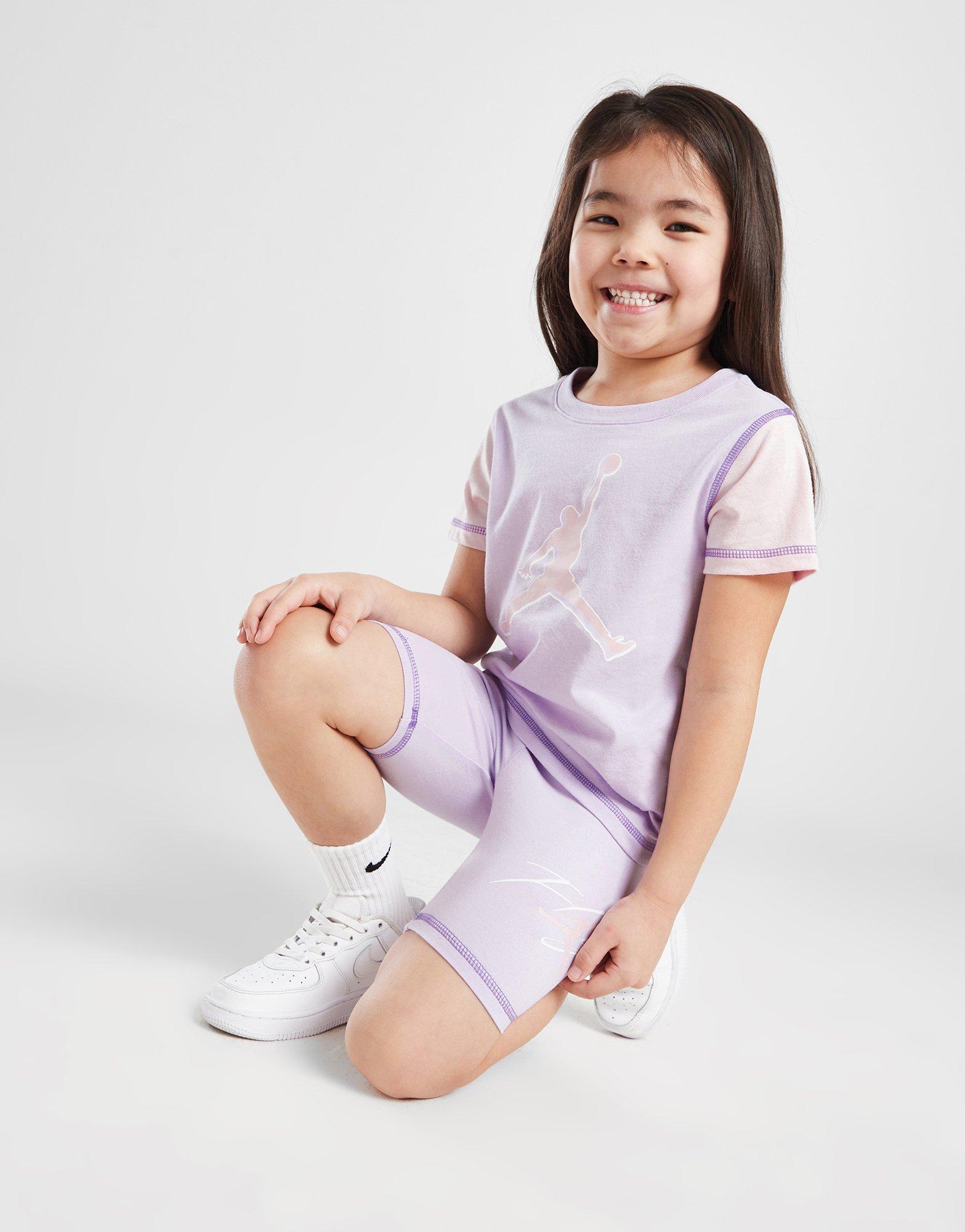 Jordan Girls' Colour Block T-Shirt/Shorts Set Kleinkinder