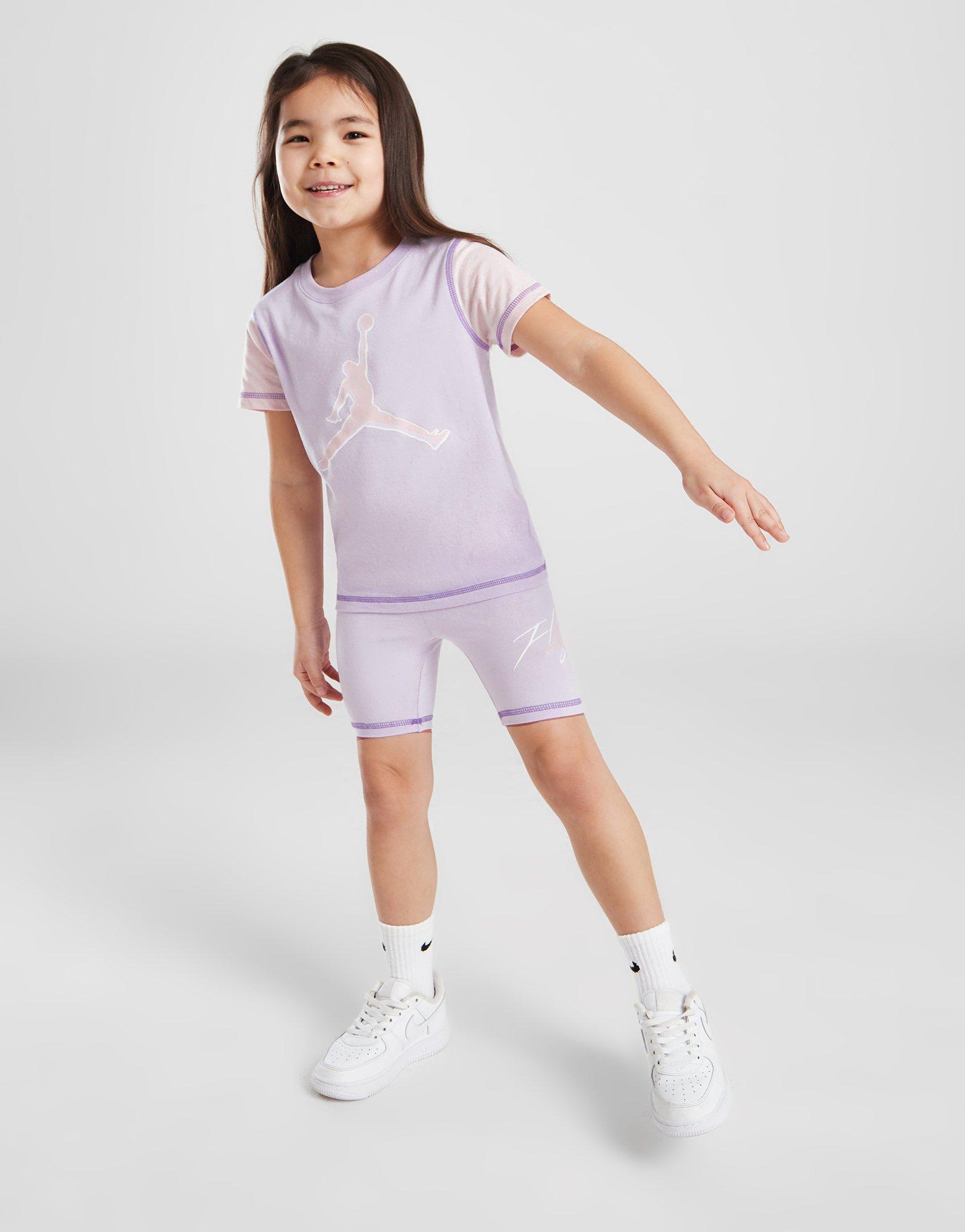 Jordan Girls' Colour Block T-Shirt/Shorts Set Kleinkinder