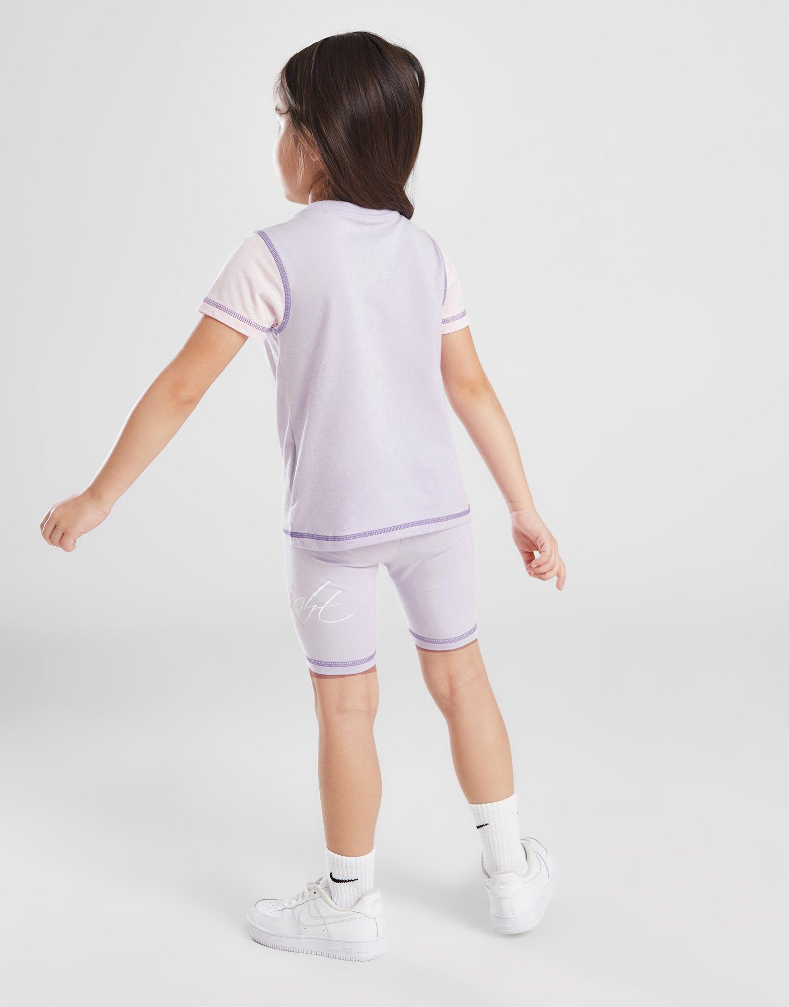 Jordan Girls' Colour Block T-Shirt/Shorts Set Kleinkinder