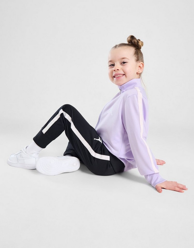 Jordan Girls' Poly Tape Trainingsanzug mit durchgehendem Reißverschluss Kleinkinder
