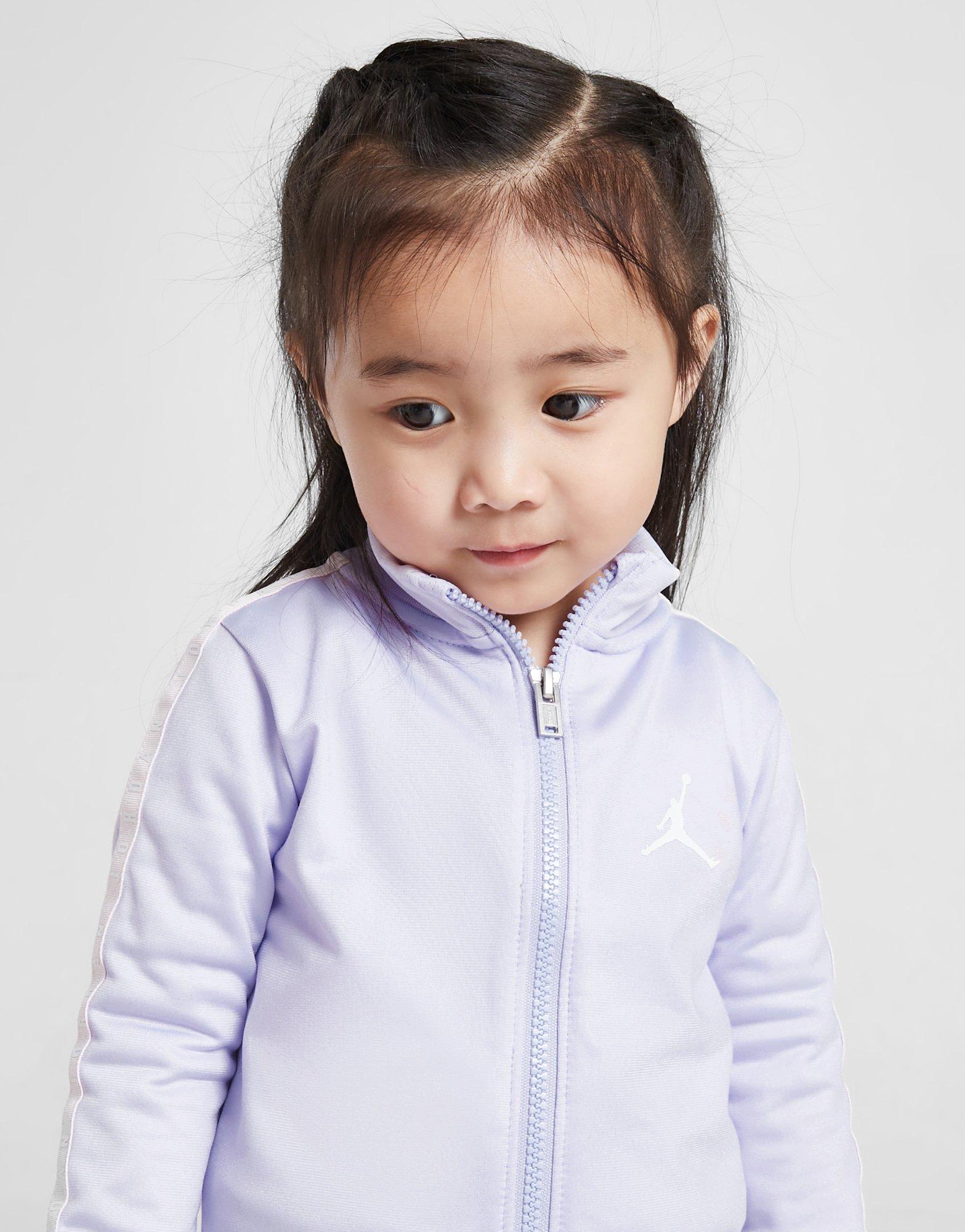 Jordan Girls' Poly Tape Full-Zip Tracksuit Infant
