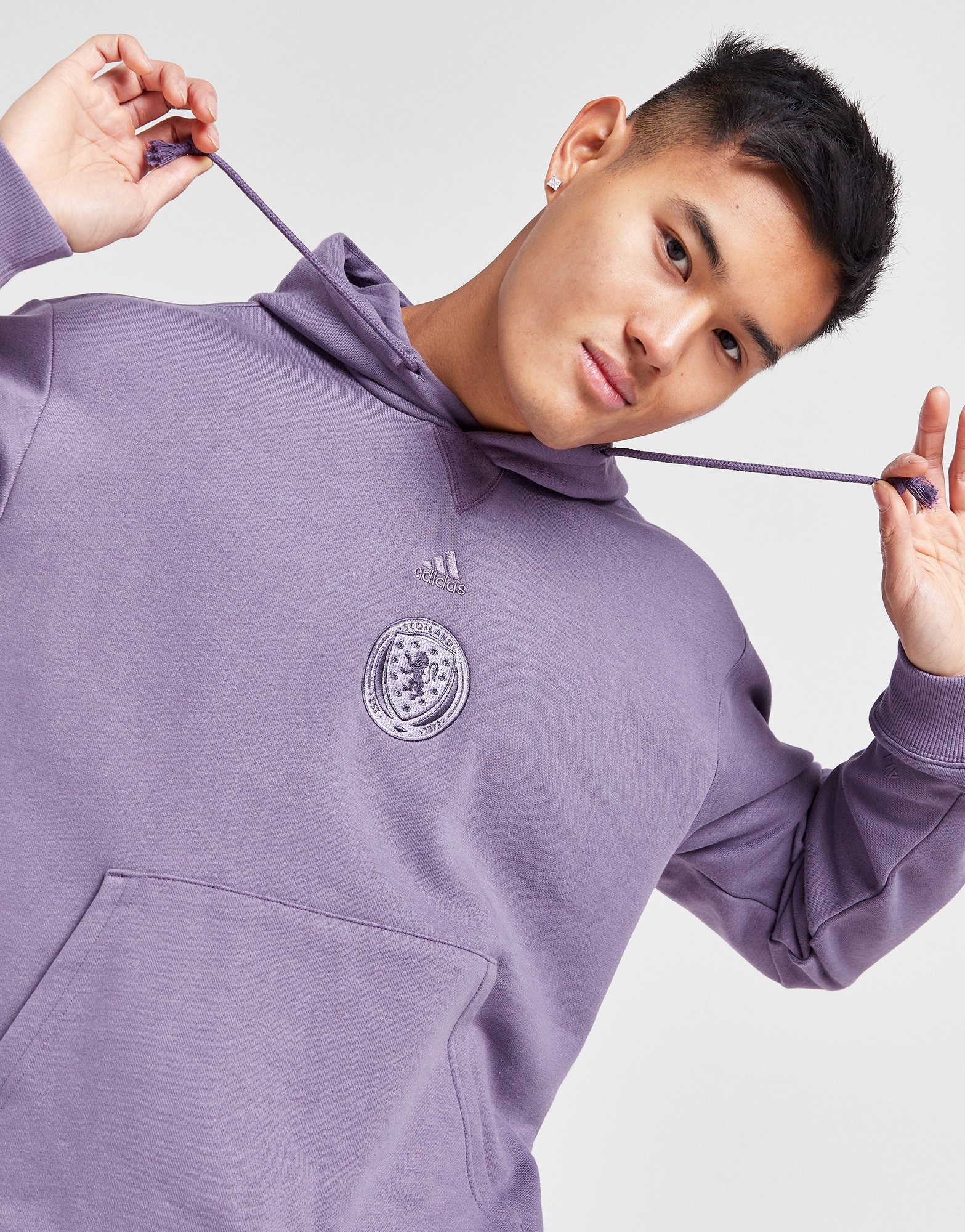 adidas Scotland All SZN Hoodie em Roxo JD Sports