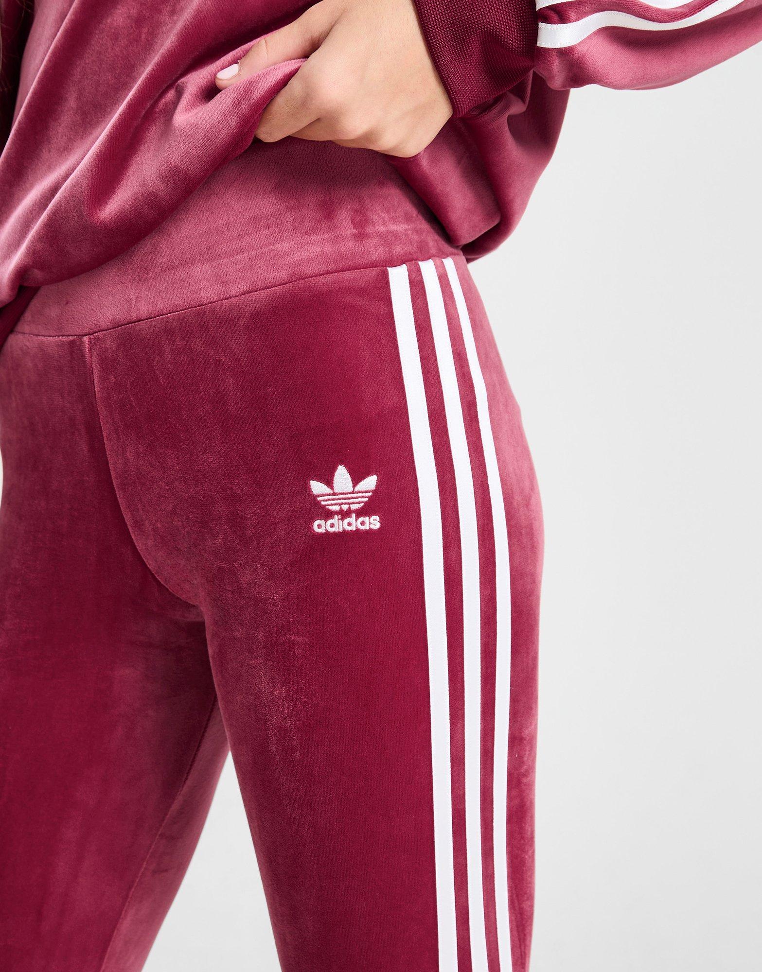 adidas Originals Girls' Velour Leggings Junior