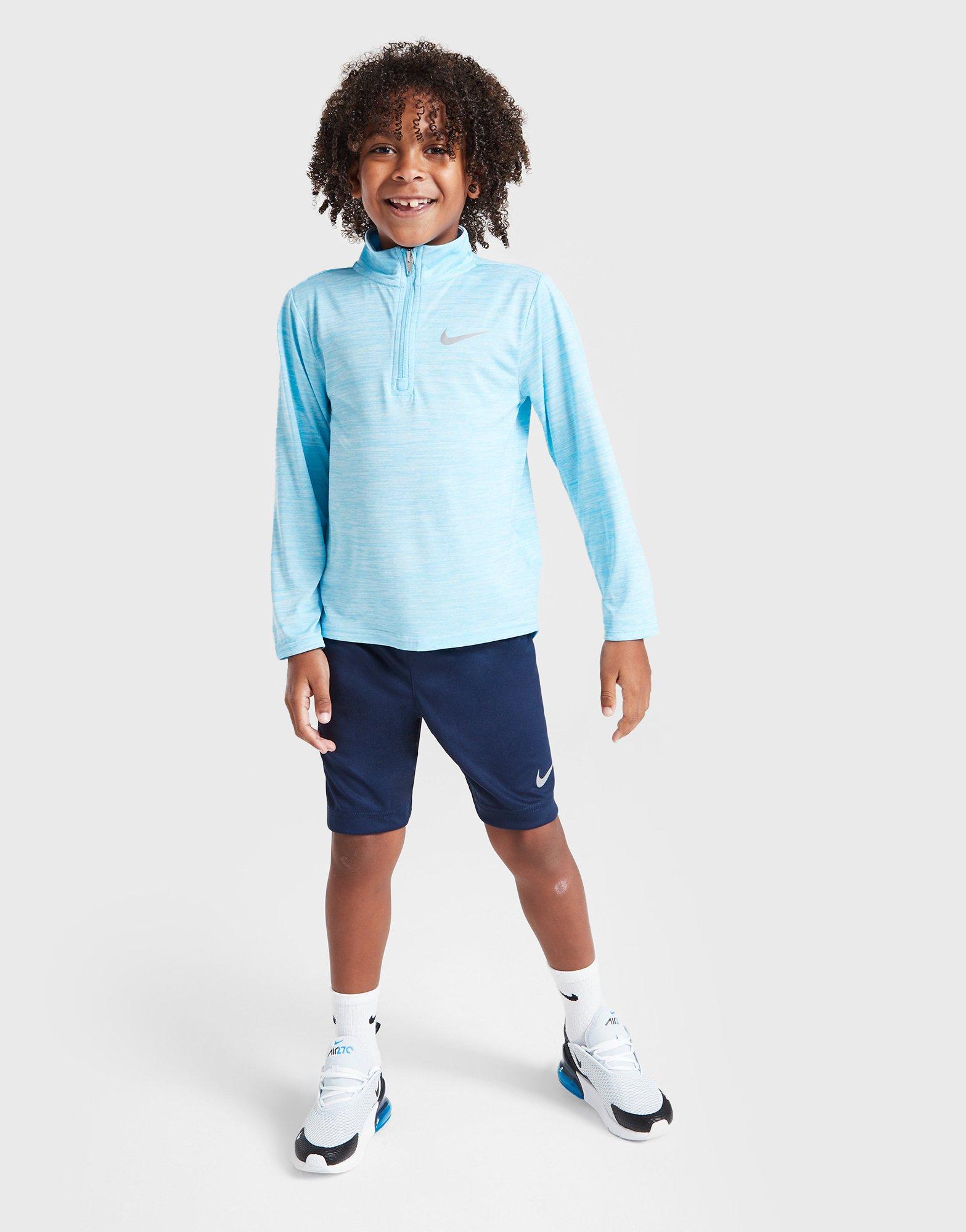 Nike Pacer 1/4 Zip Top/Shorts Set Children
