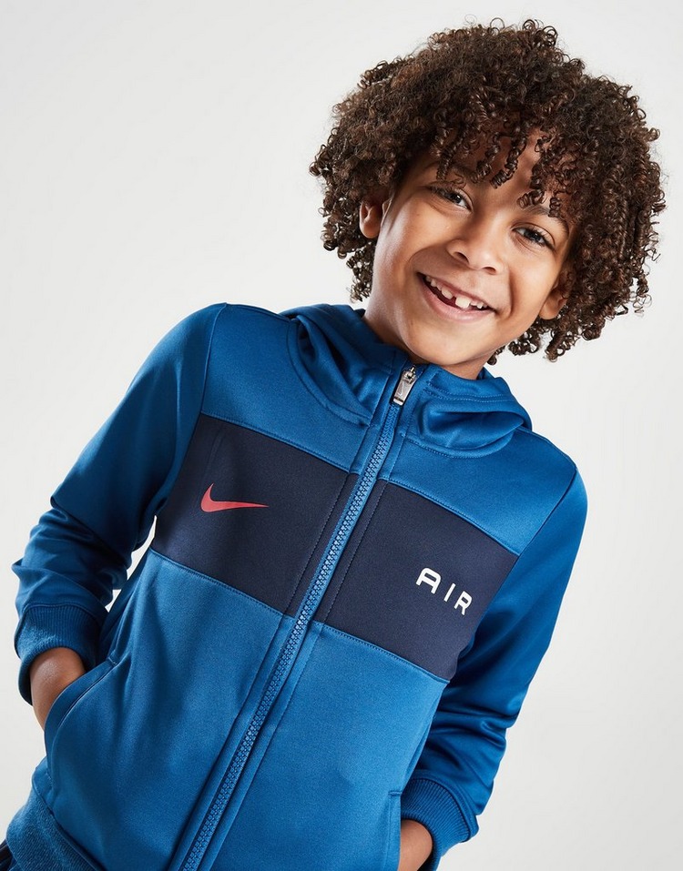 Blue Nike Air Poly Full Zip Tracksuit Children | JD Sports UK