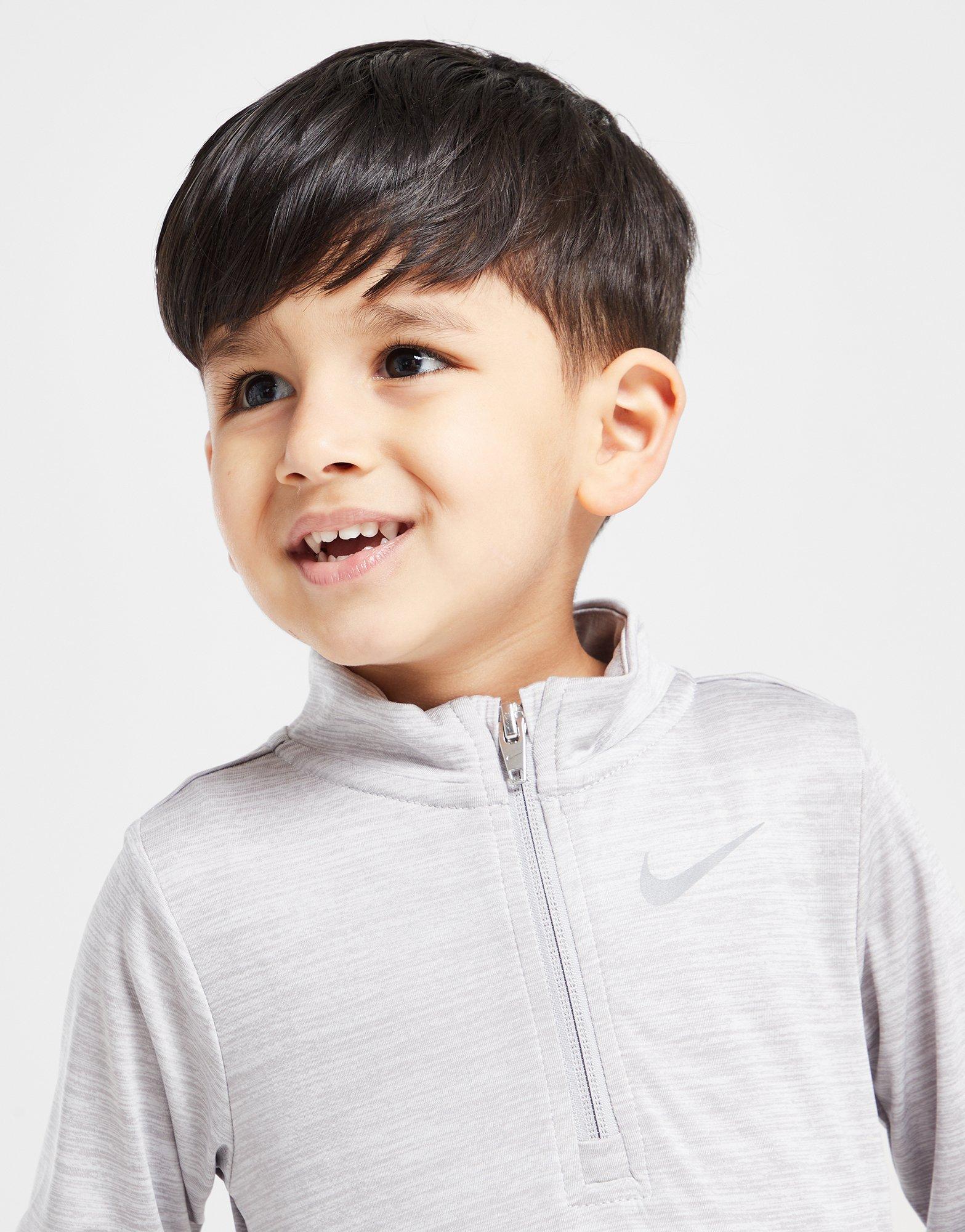 Grey Nike Pacer 1/4 Zip Top/Shorts Set Infant JD Sports UK
