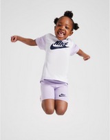 Nike Girls' Colour Block T-Shirt/Shorts Set Kleinkinder