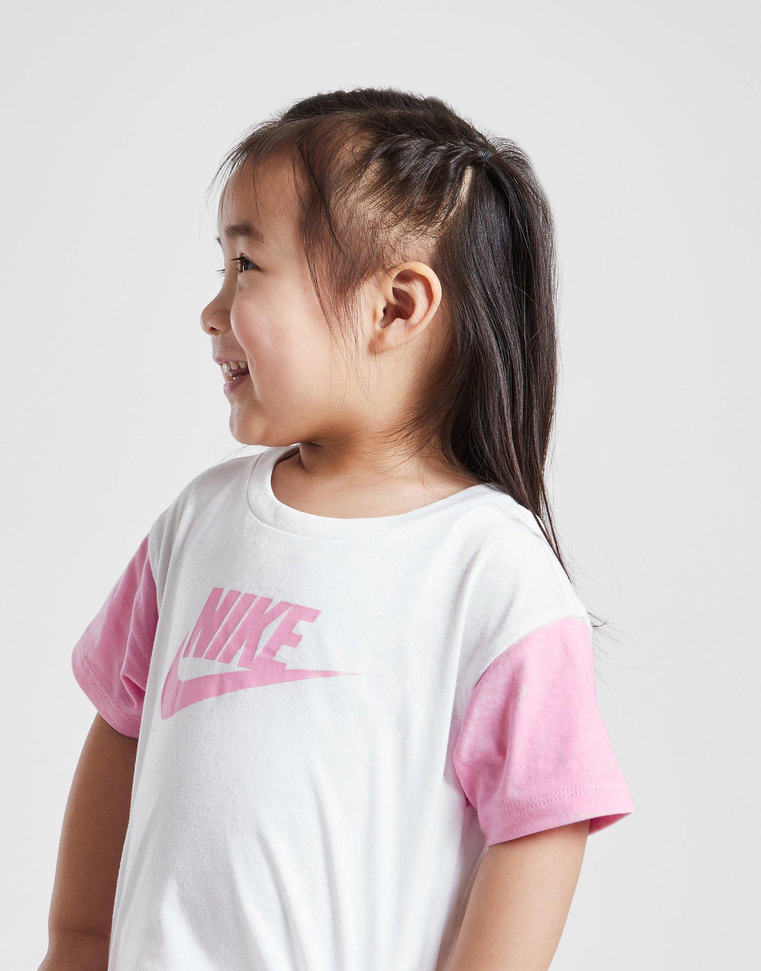 Nike Girls' Colour Block T-Shirt/Shorts Set Infant